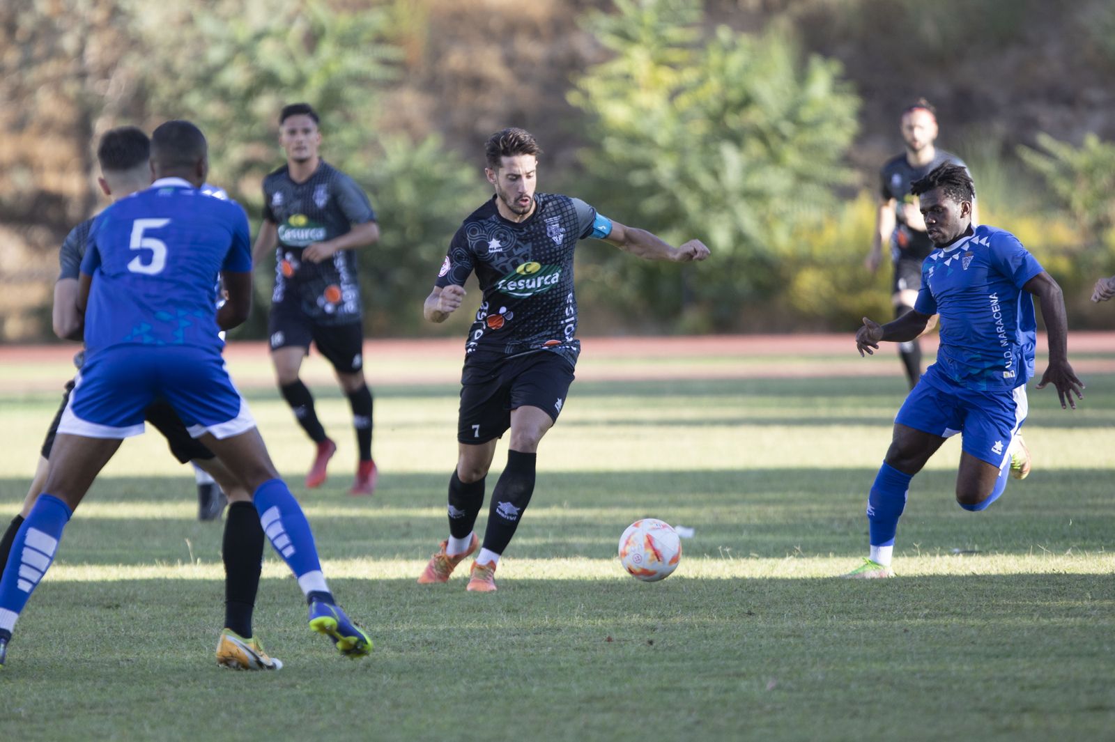 Imagen de la pasada jornada entre el Huétor Tajar y el Maracena.