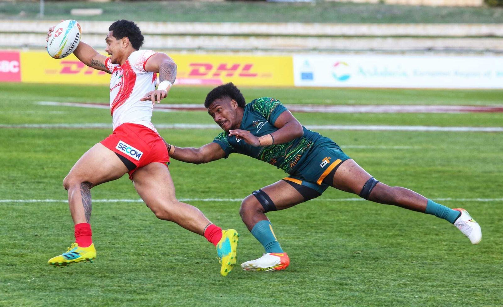 El primer día de las HSBC World Rugby Sevens Series, en fotos