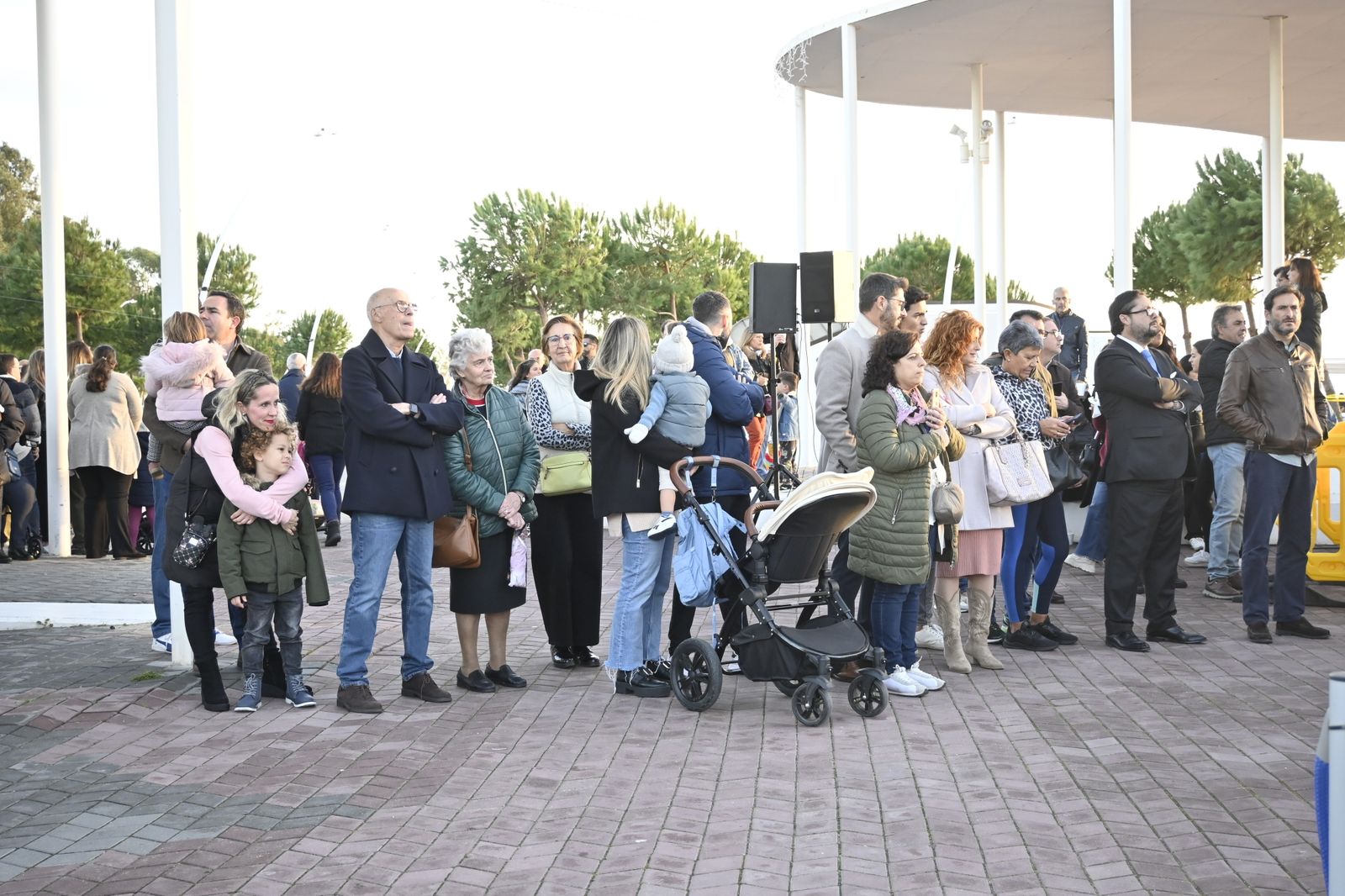 Alumbrado del Puerto de Huelva, en imágenes