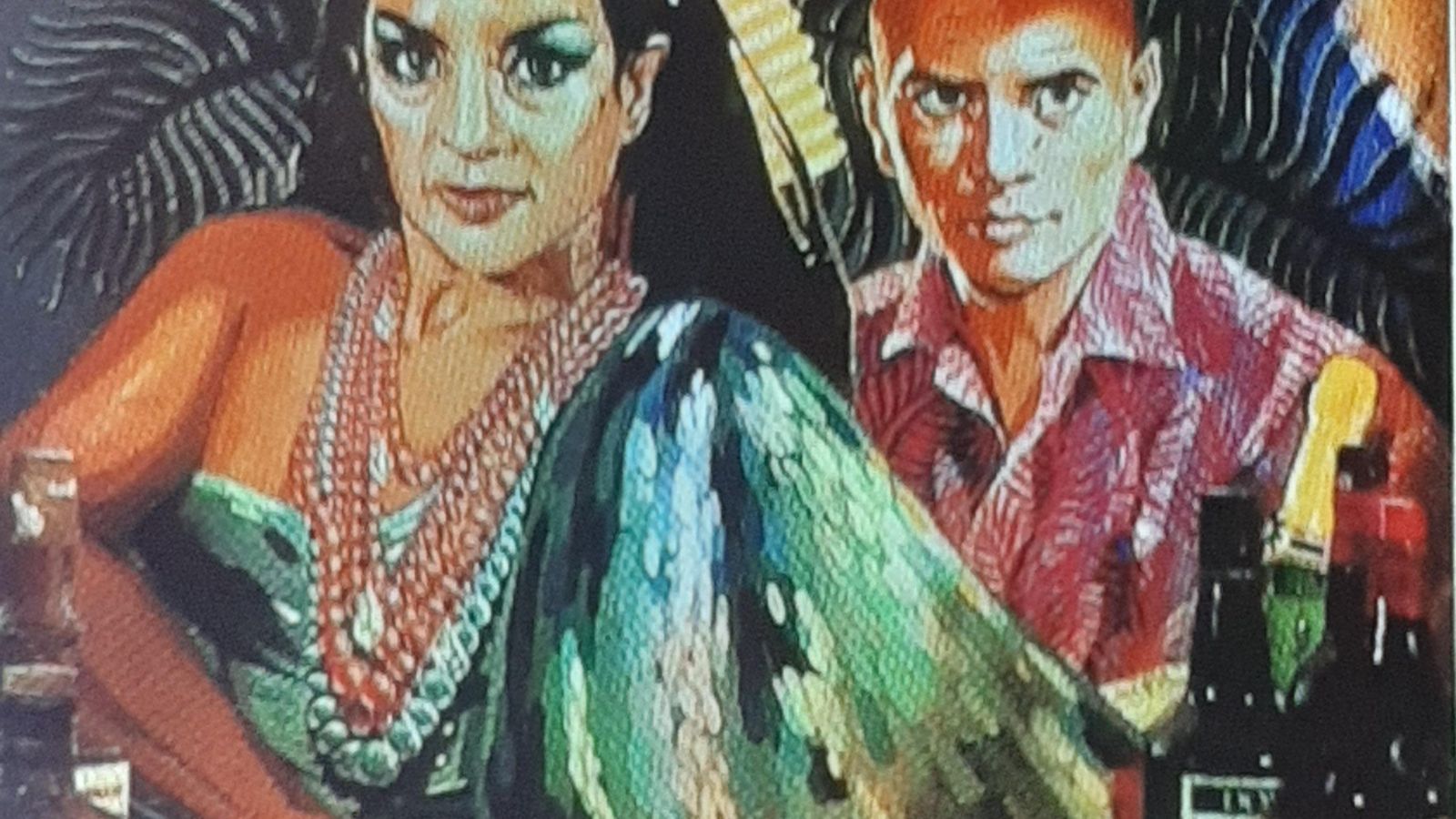 Lola Flores retratada por los Costus en 1979.