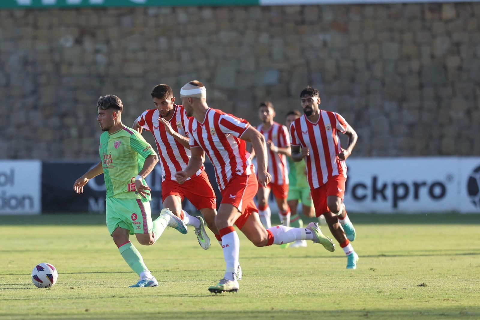 El Málaga CF - UD Almería de pretemporada, en directo