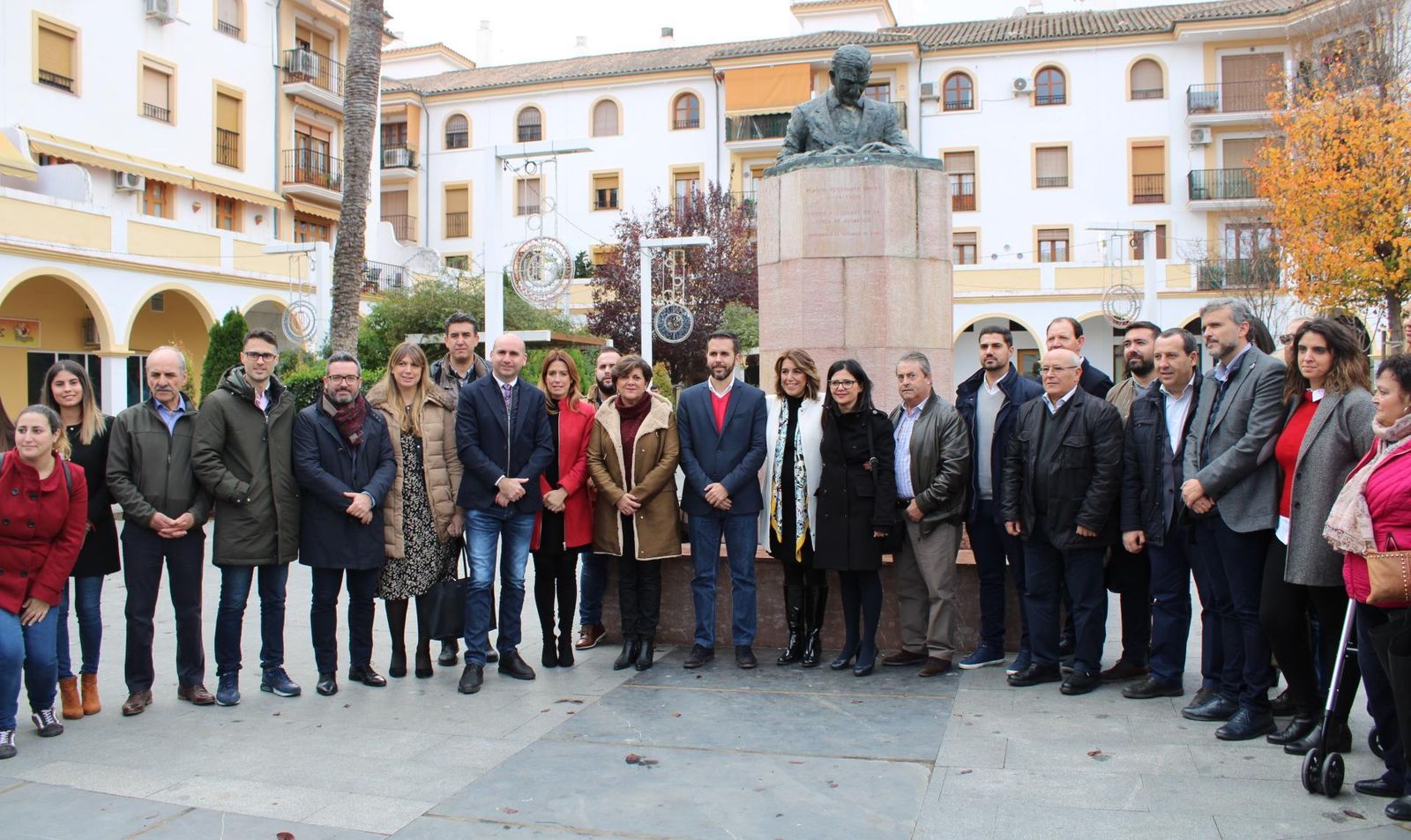 Susana Díaz en un acto del PSOE en Antequera en homenaje al 4D