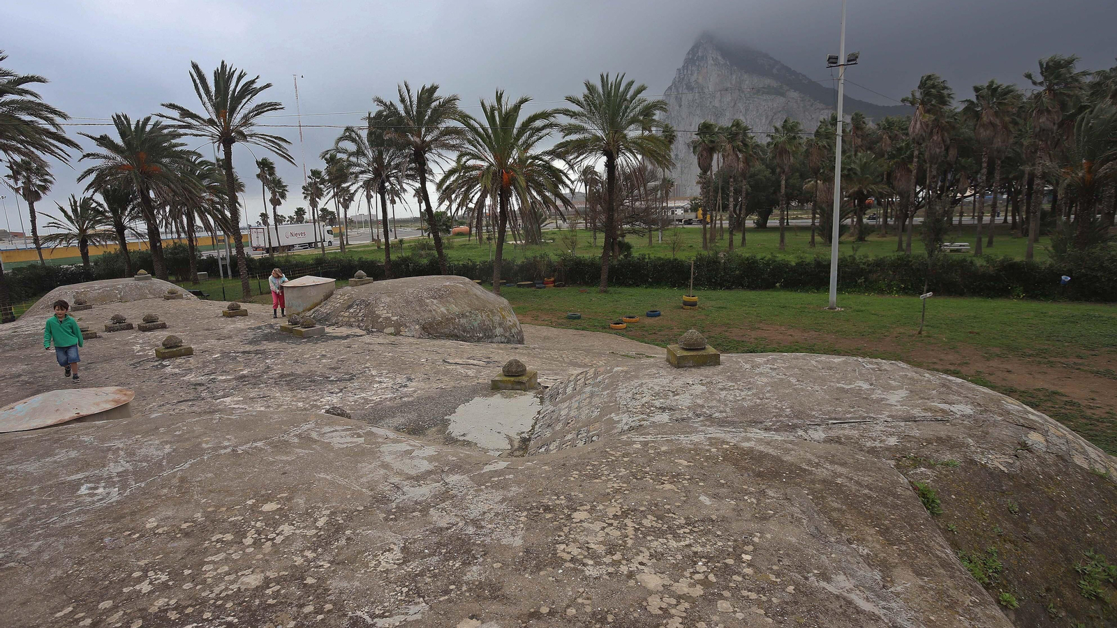 Búnkeres del parque Princesa Sofía de La Línea
