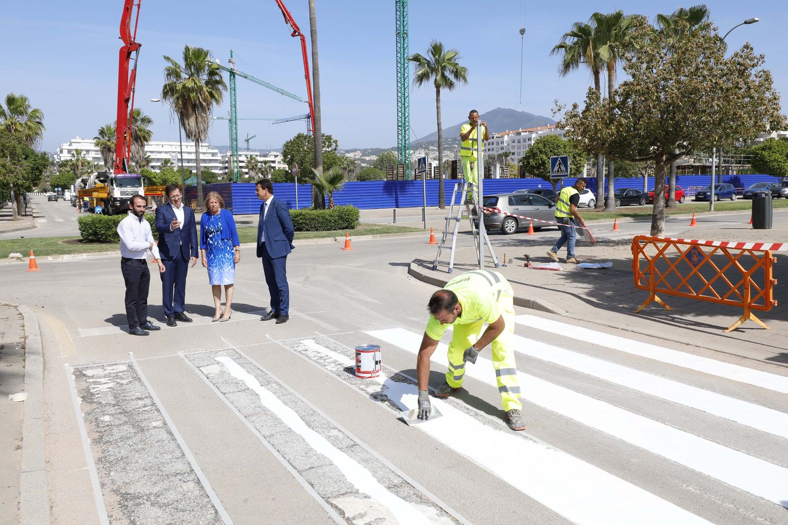 La presentación del plan integral de señalización.