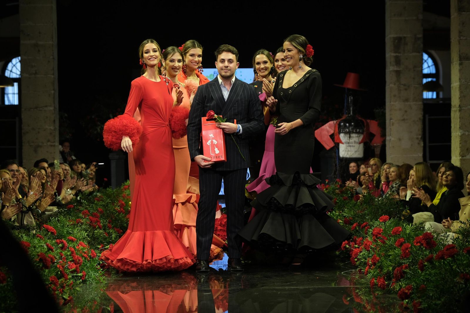 Desfile de Rafael Leveque en la Pasarela Flamenca Jerez Tío Pepe 2023
