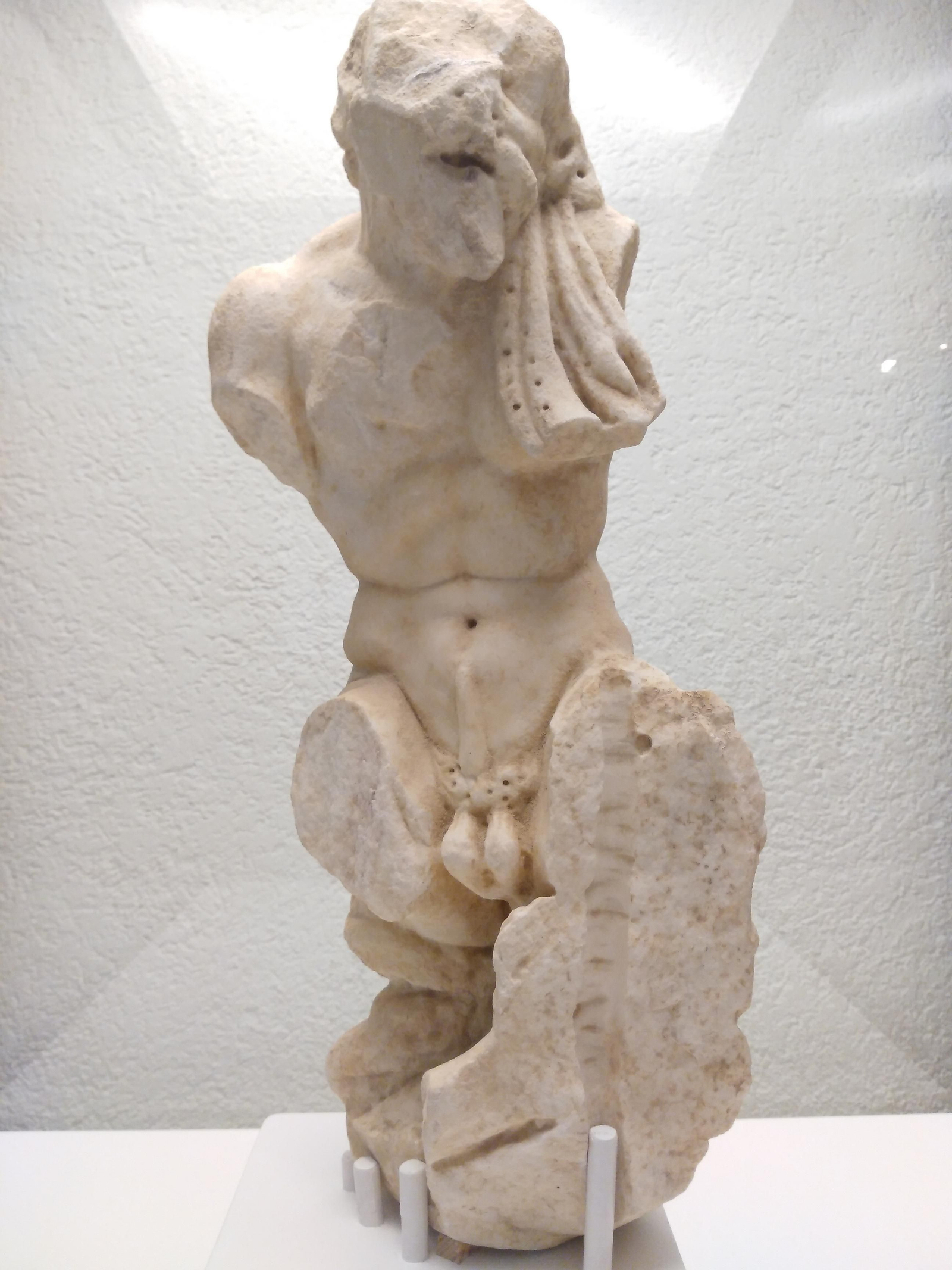 Último día para ver la escultura del dios Pan Último día para ver la escultura del dios Pan