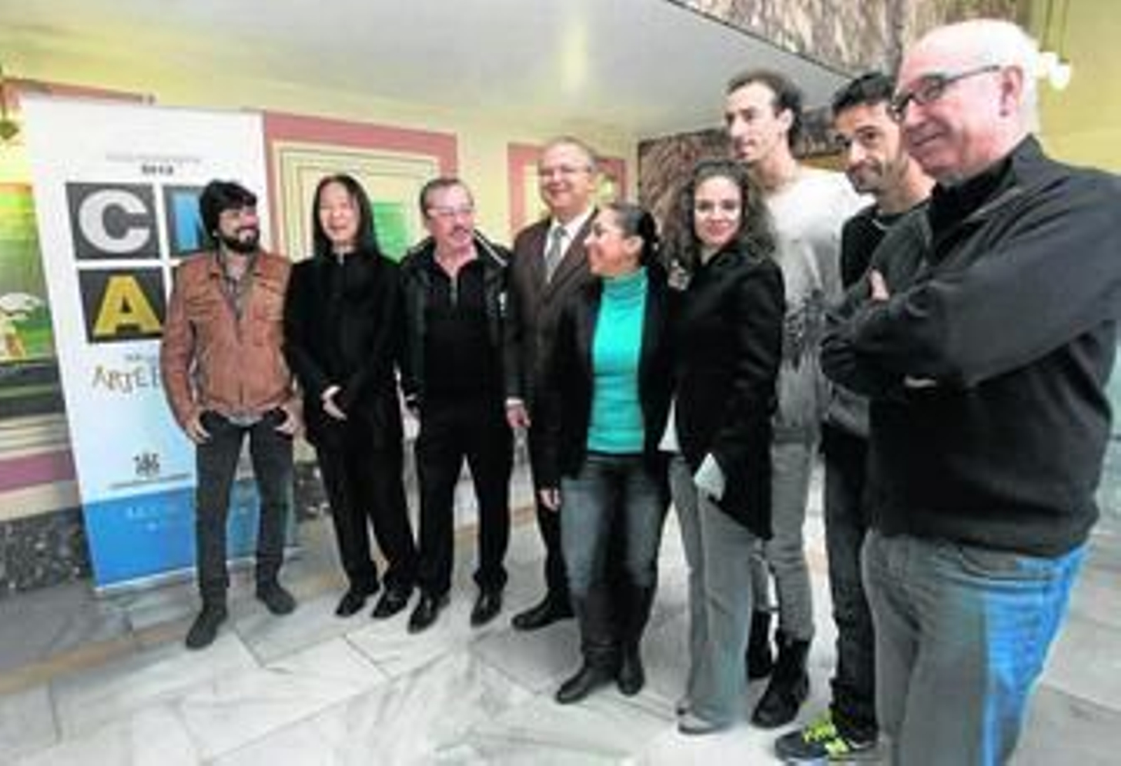 Ensayo general de la obra, ayer, en el Gran Teatro.