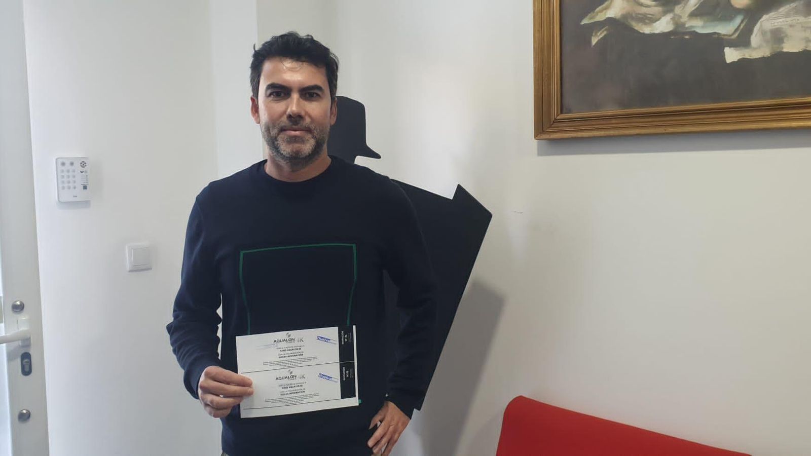 Raul Perdigones, uno de los ganadores de las entradas del sorteo pasado