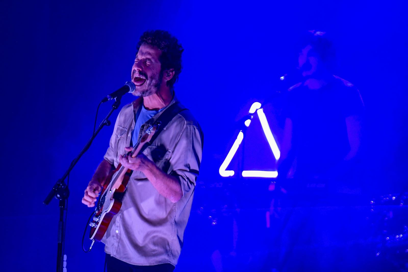 Niños Mutantes durante un concierto en Granada.