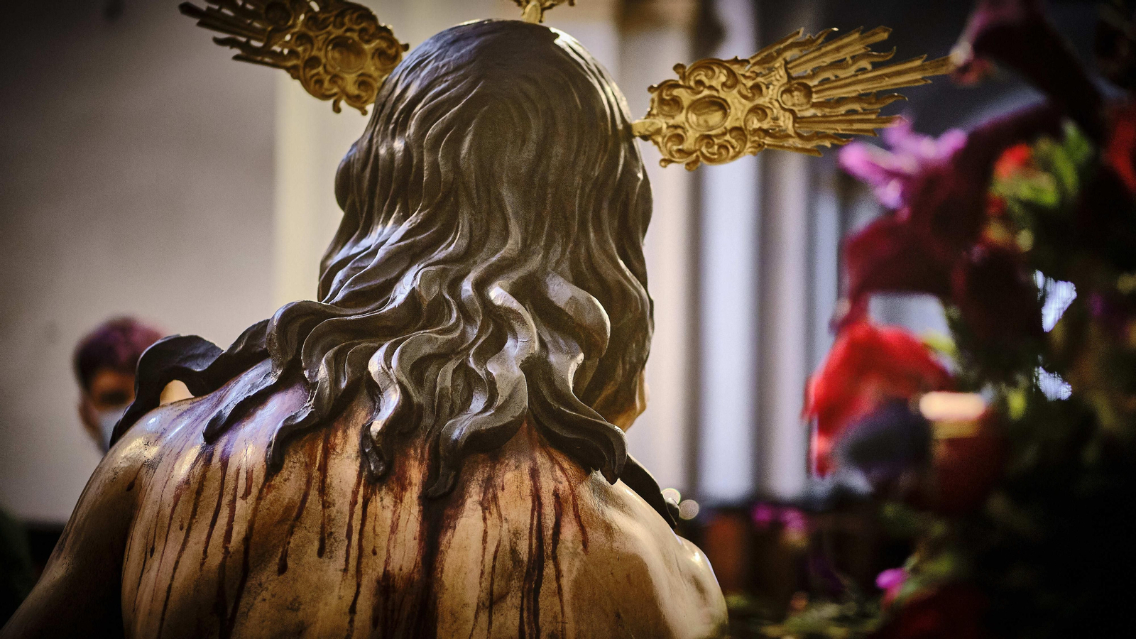 Cristo de Humildad y Paciencia, ya restaurado.