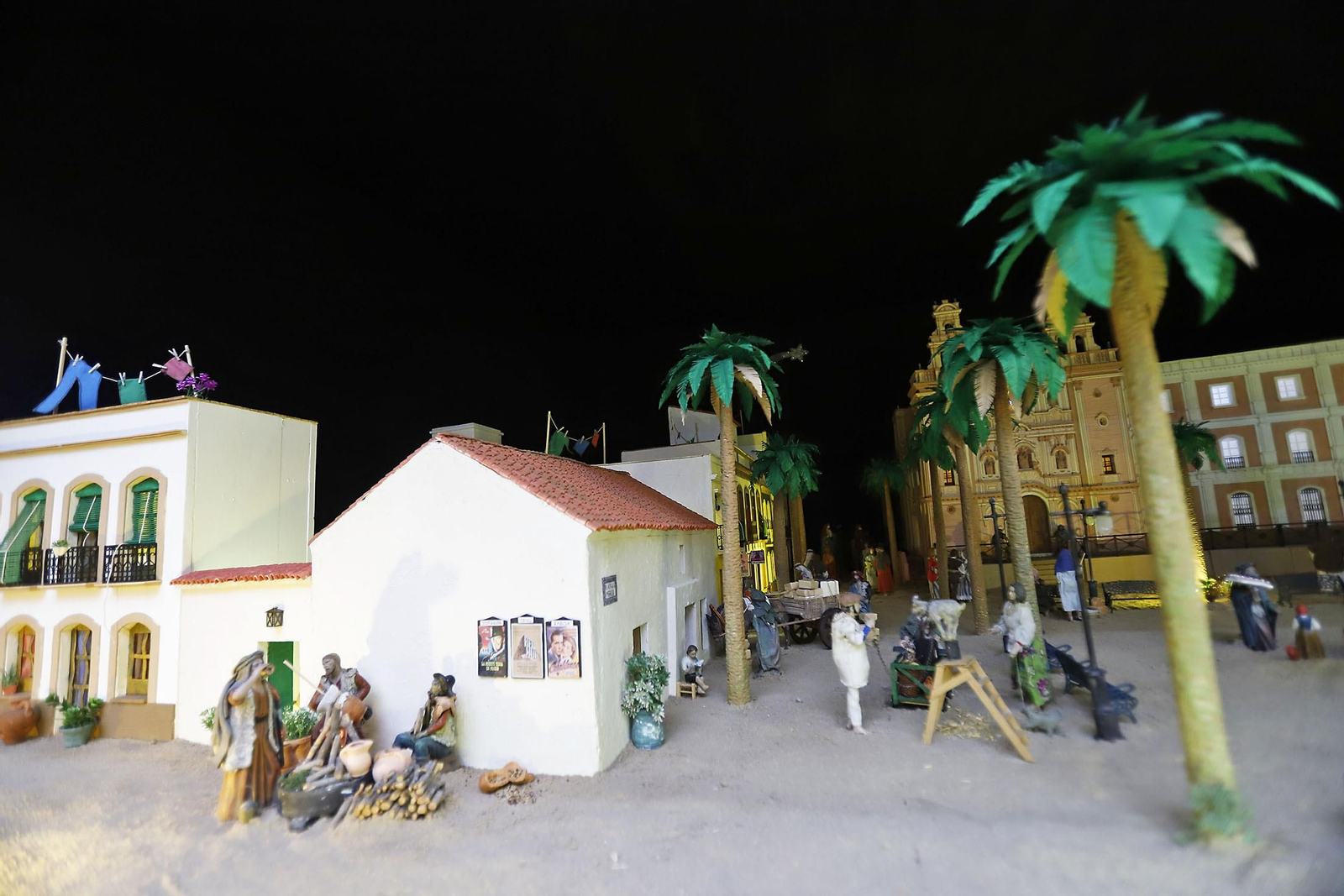 Imágenes del Belén del Ayuntamiento de Huelva