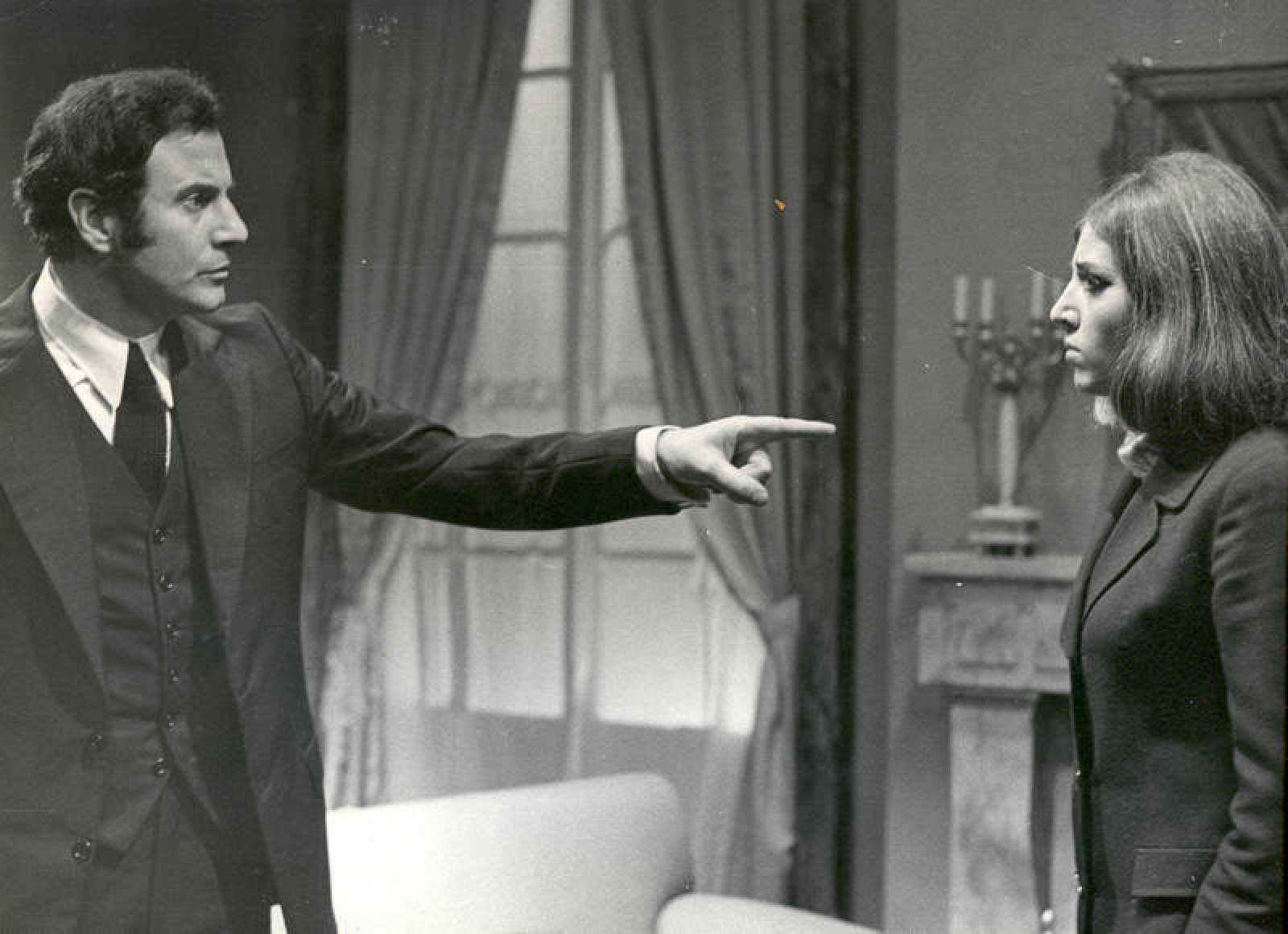 Arturo Fernández en un dramático de TVE a principios de los años 70