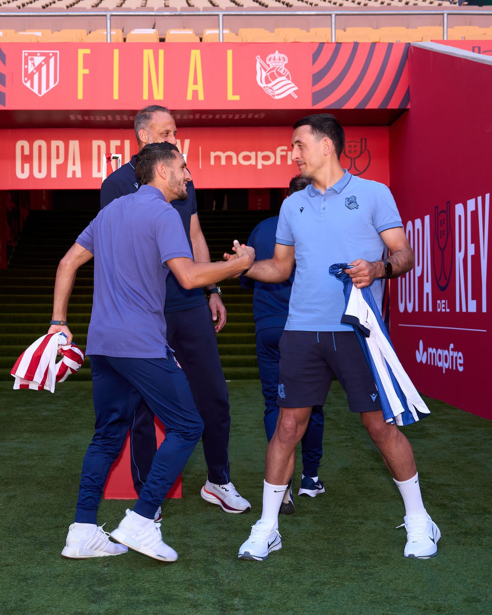 Las fotos de la previa de la final de la Copa del Rey