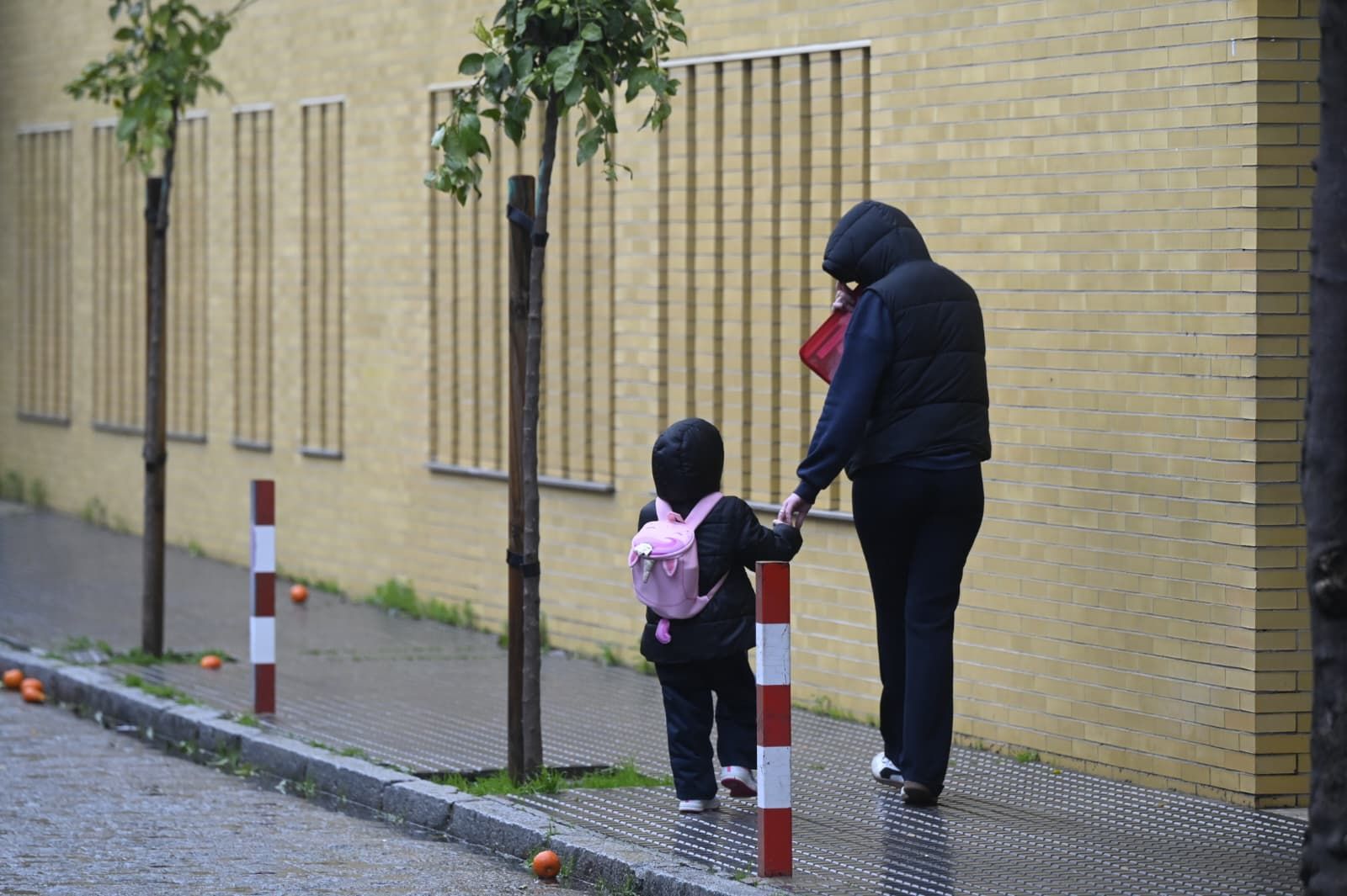 La vuelta al colegio en Córdoba tras la borrasca Leonardo