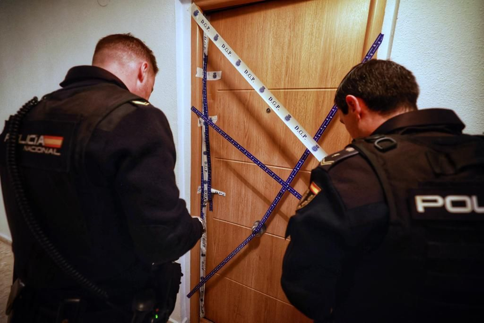 Imágenes del lugar del crimen machista en El Puerto