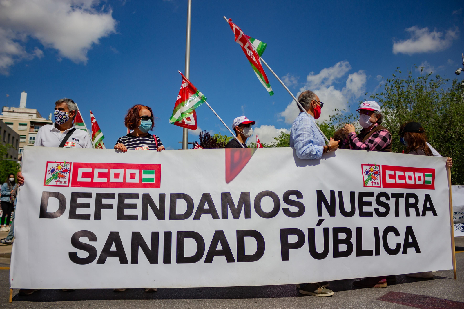 Fotos: Manifestación del 1º de Mayo en Granada