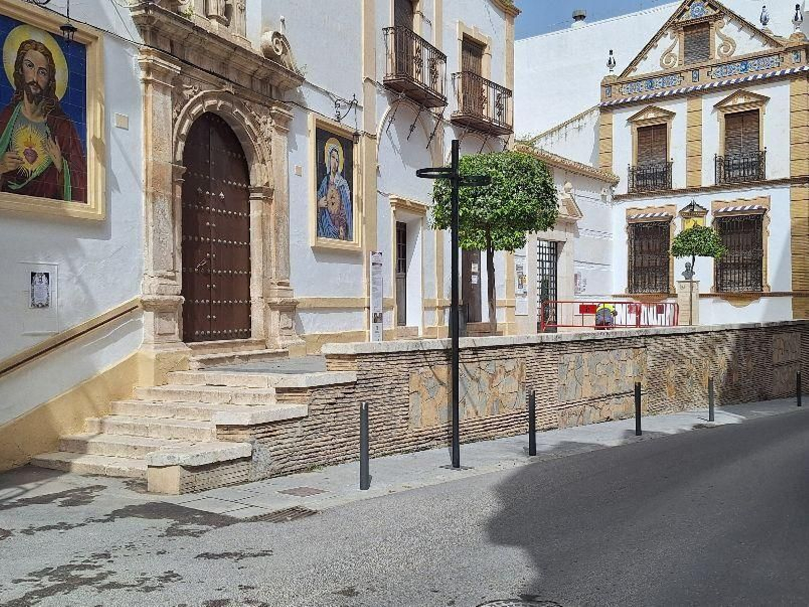 Zona en la que se habilitará el palco.