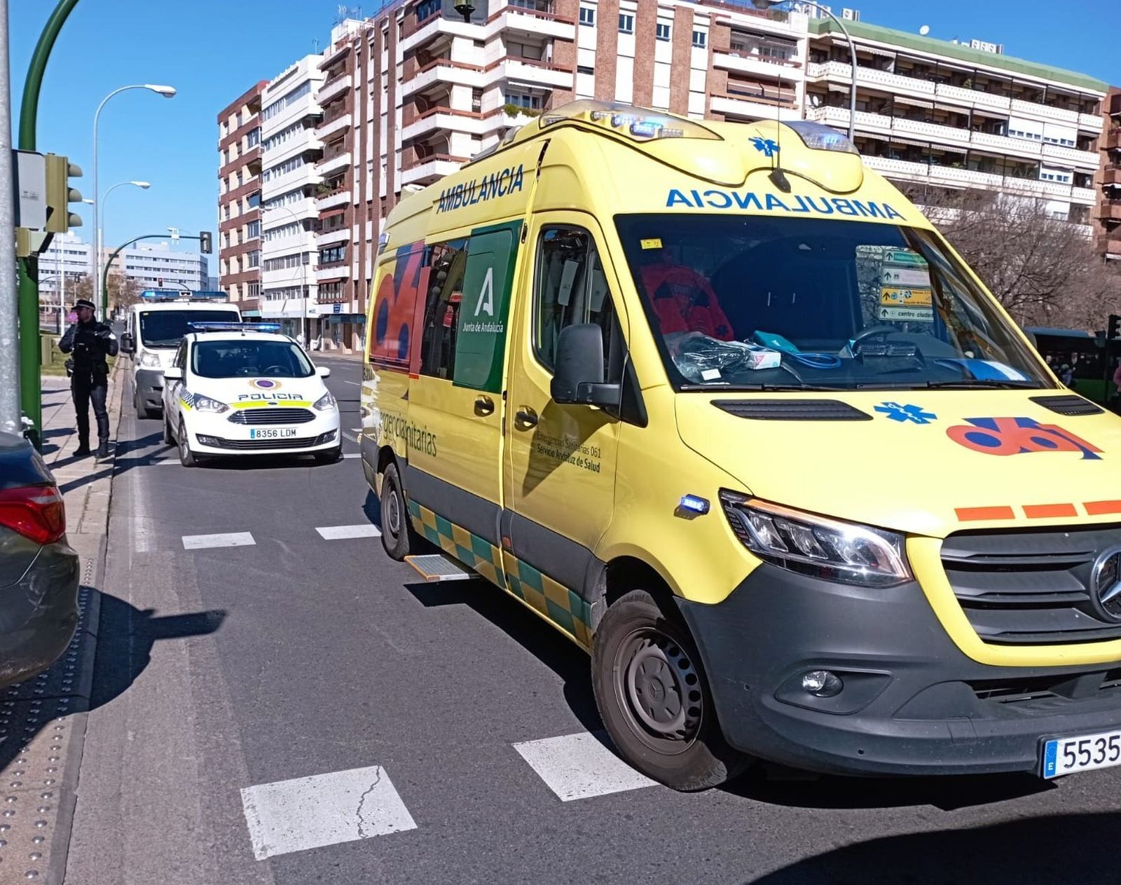 Lugar del accidente.