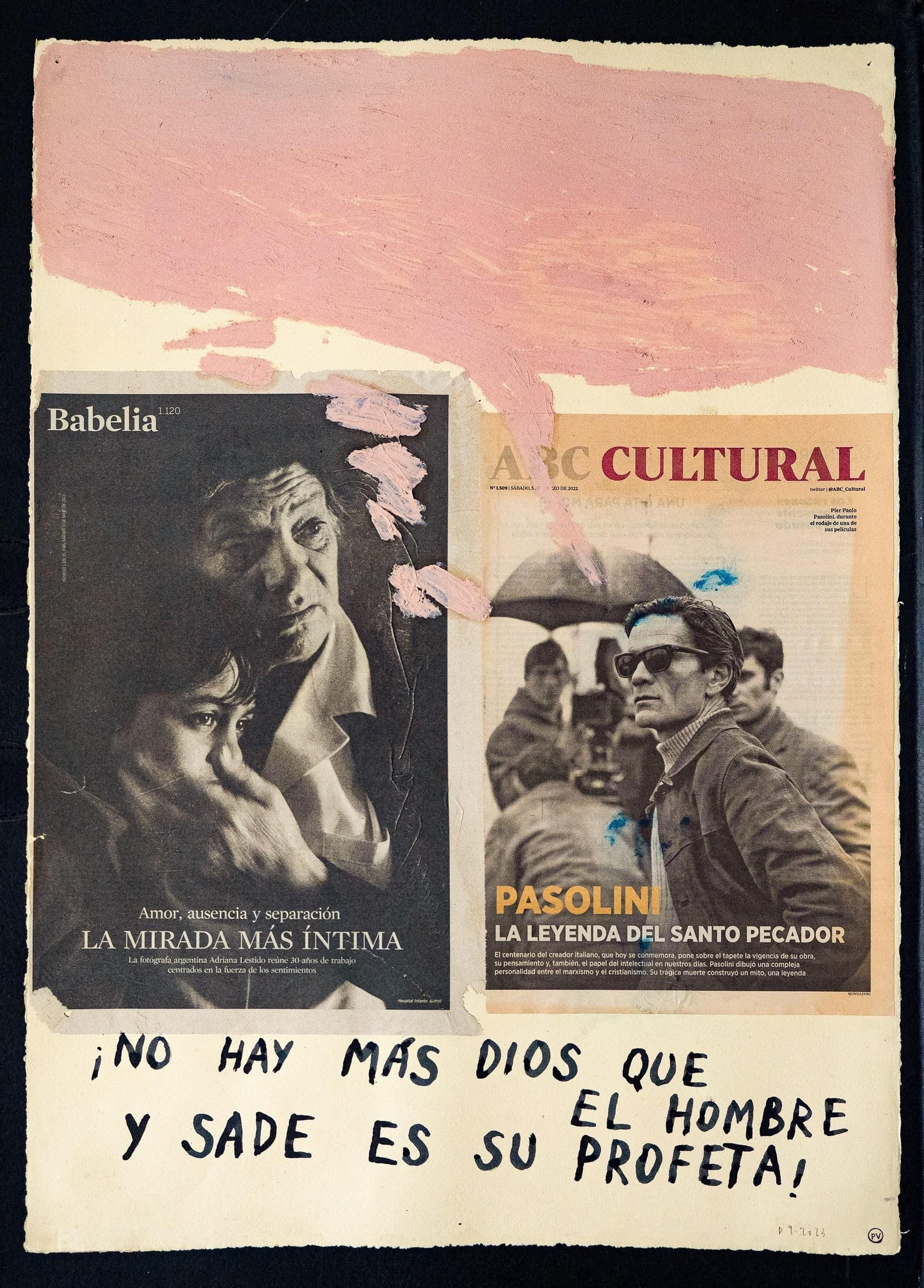 La exposición reúne trabajos de diferentes momentos artísticos del autor.