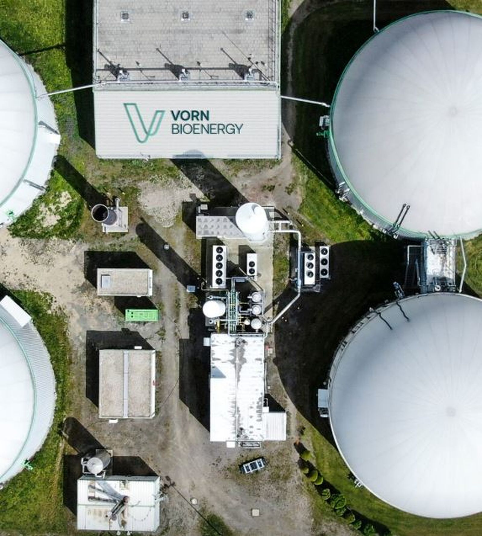 Una planta de biogás de Vorn Bioenergy.