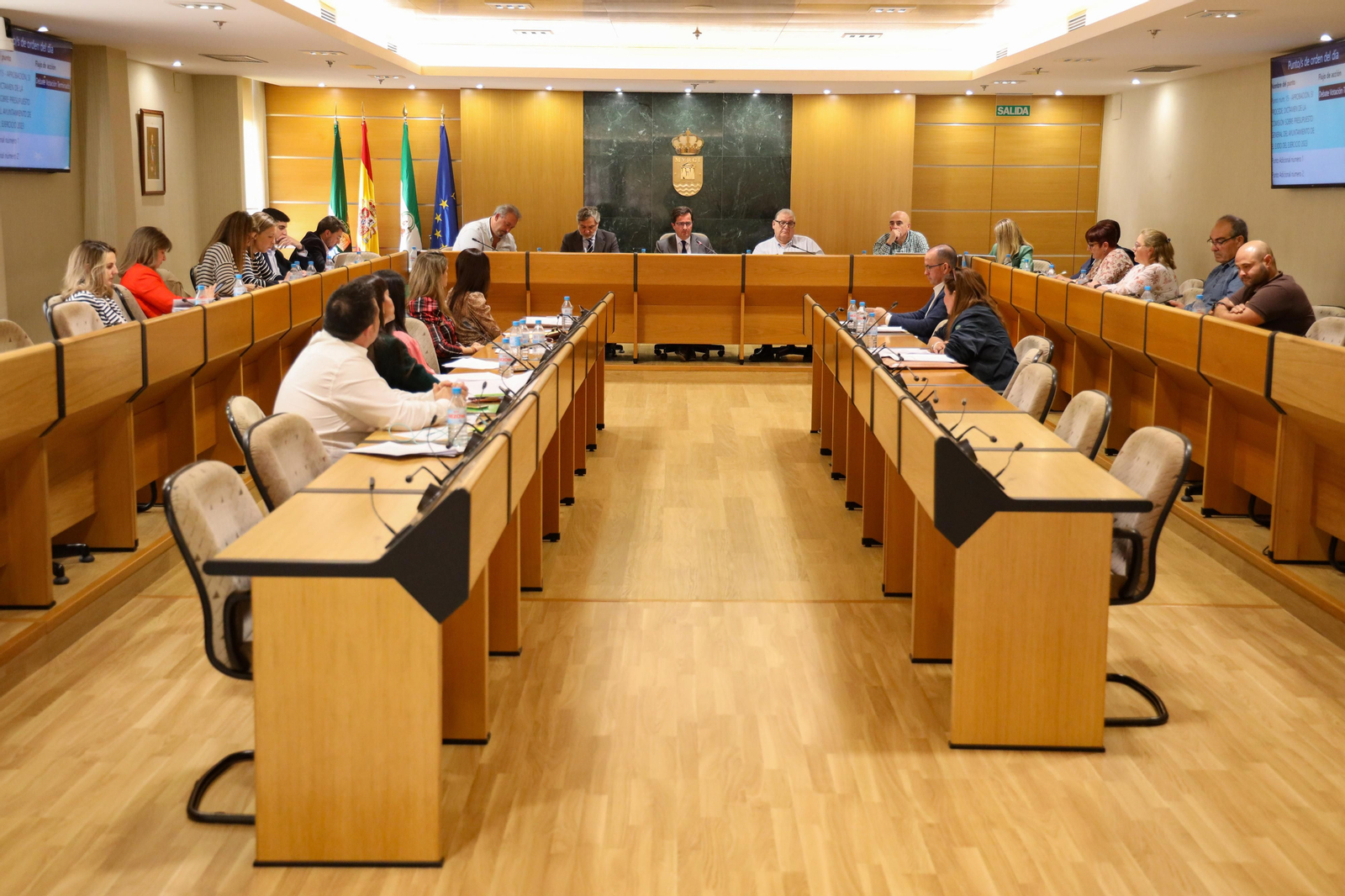 Imagen del Pleno de aprobación del presupuesto de 2023.