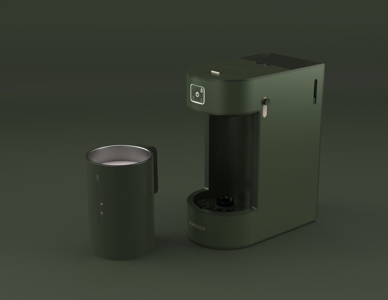 Diseño de Almotech, el dispositivo que transforma el aceite usado en jabón