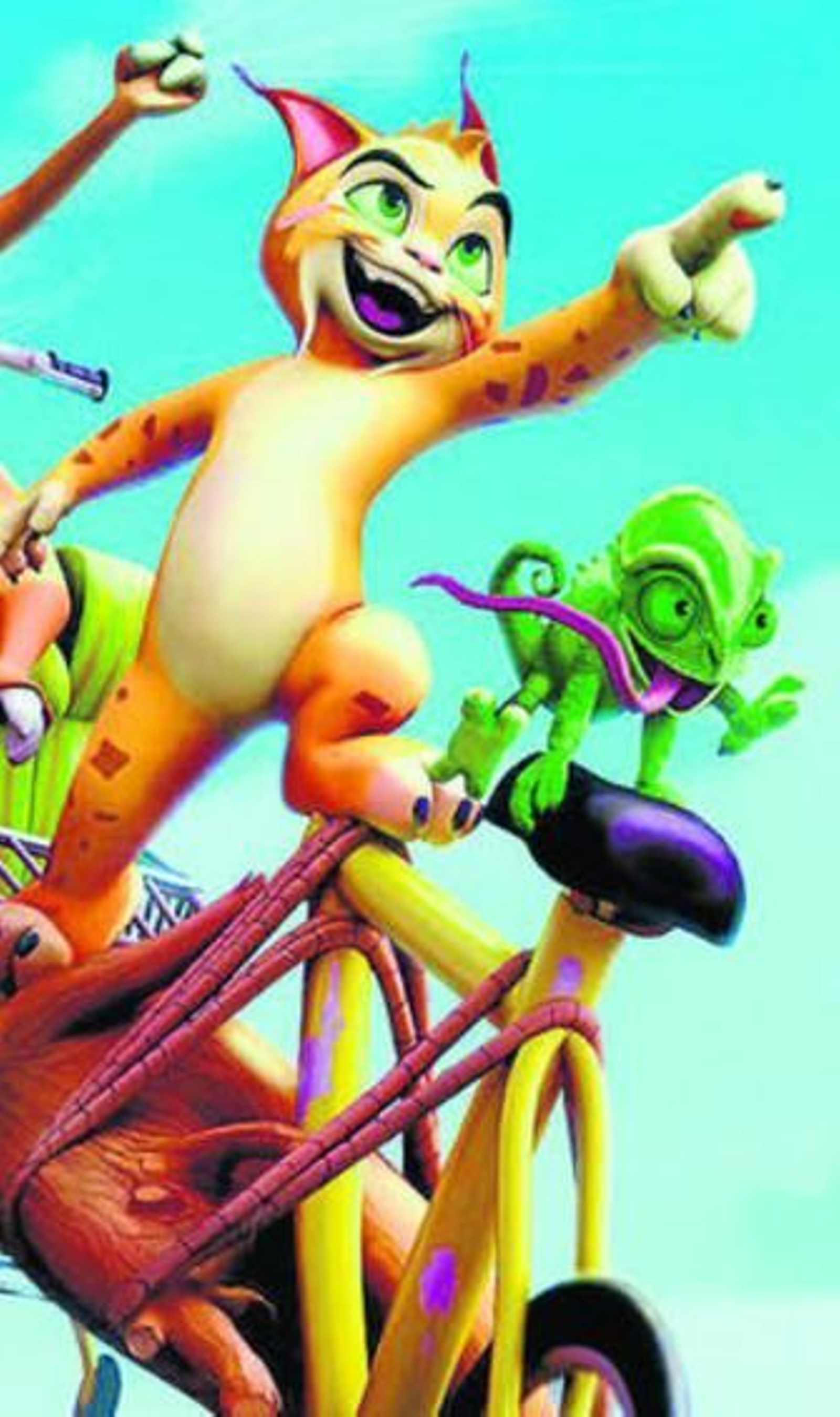 El lince Félix, en una escena de la película.