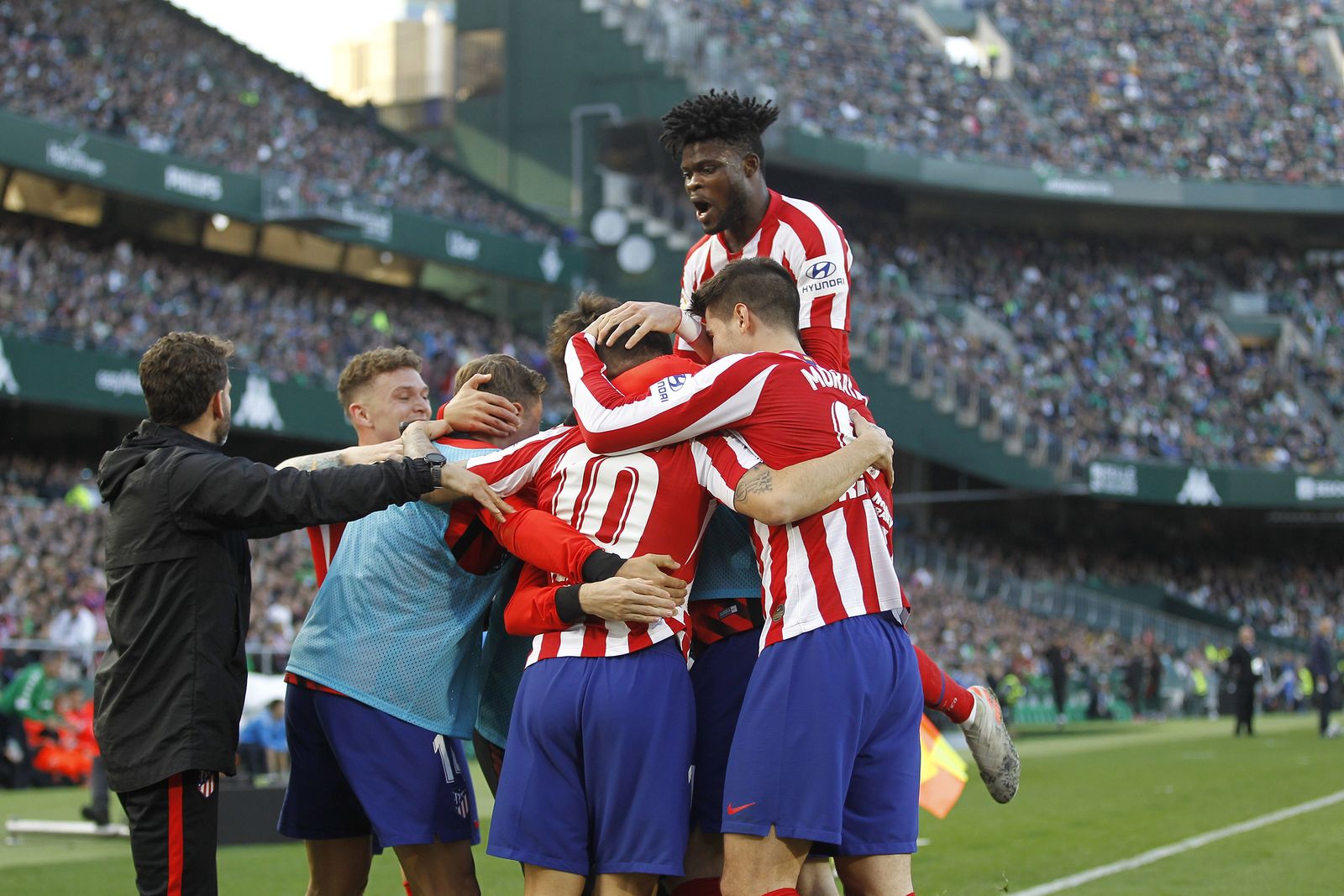 Las imágenes del Betis-atlético de Madrid