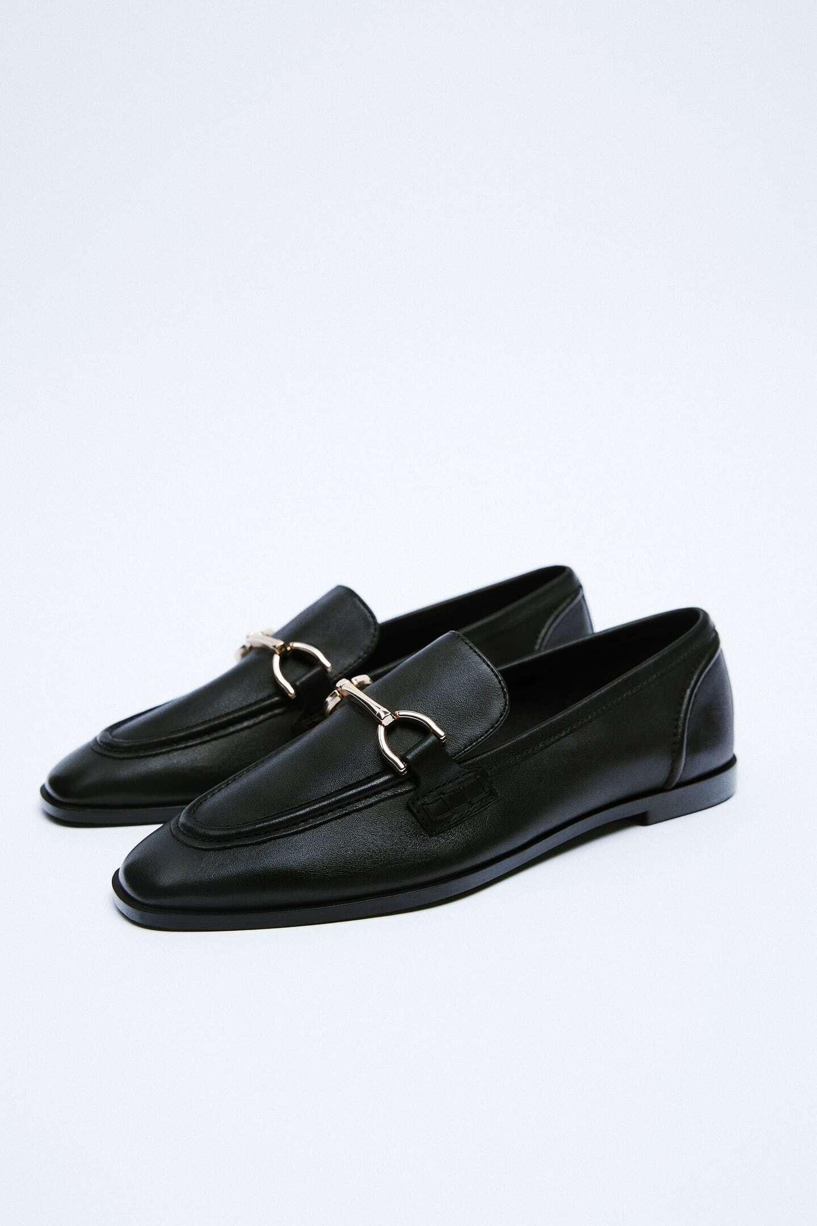 Mocasines negros de Zara. Mocasines negros de Zara.