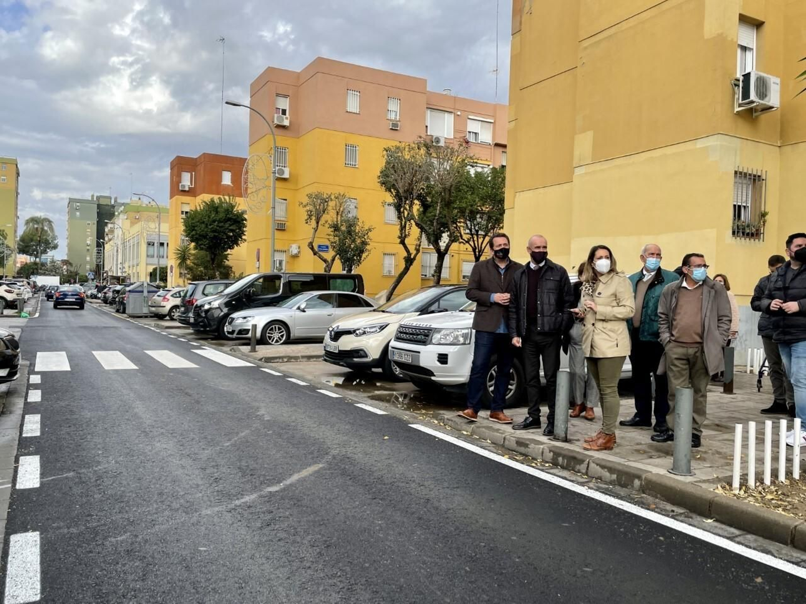 Una de las calles que han mejorado su estado en el Distrito Norte.
