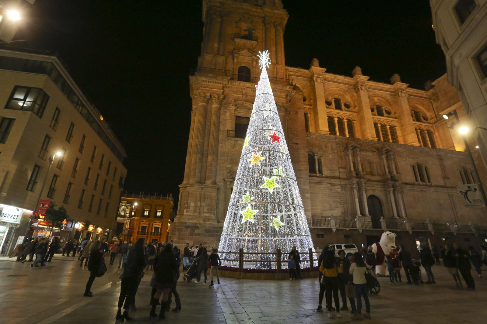 Las fotos de las luces de Navidad en Málaga Las fotos de las luces de Navidad en Málaga