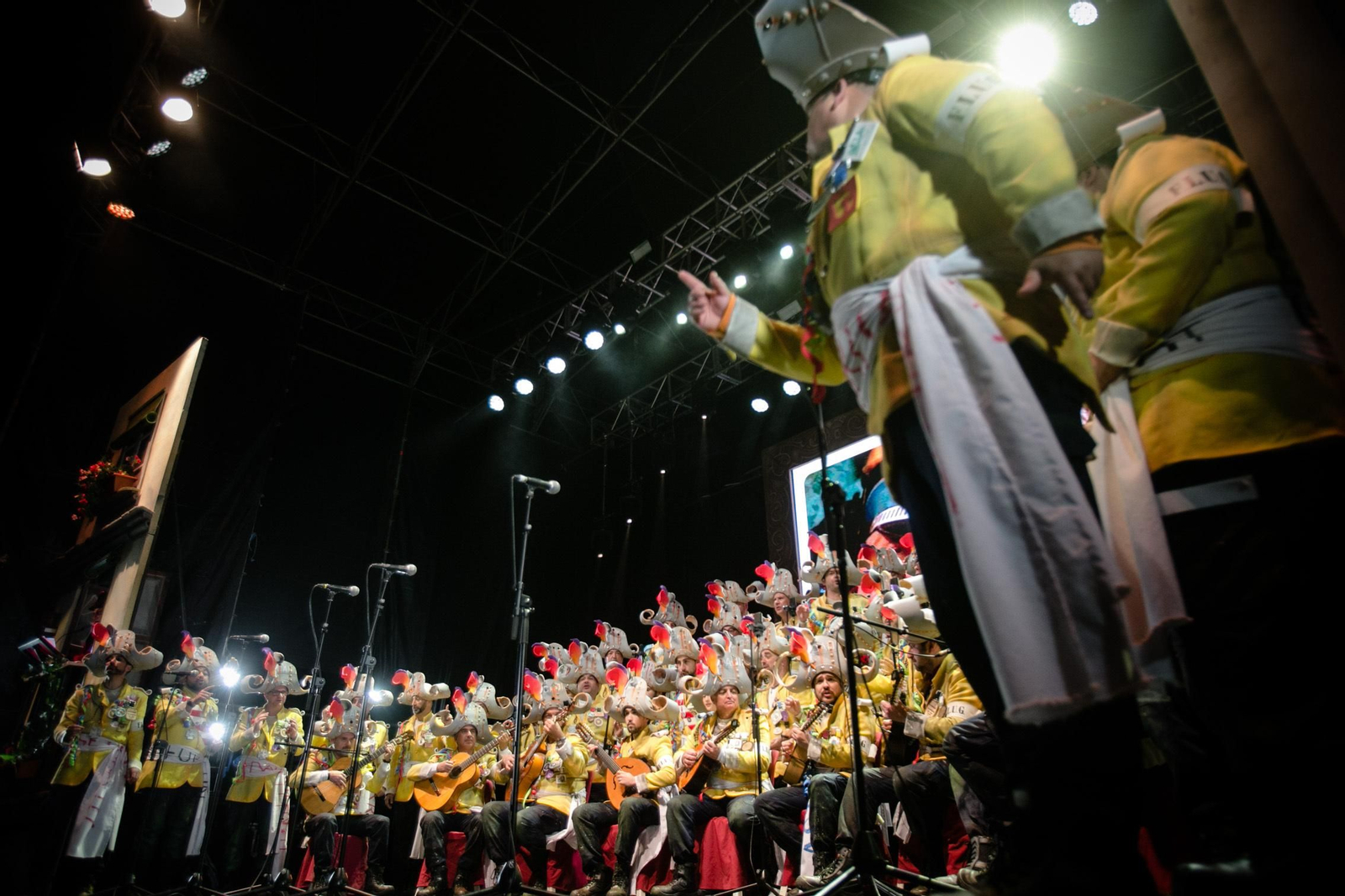 El pregón  y la quema del dios Momo en imágenes