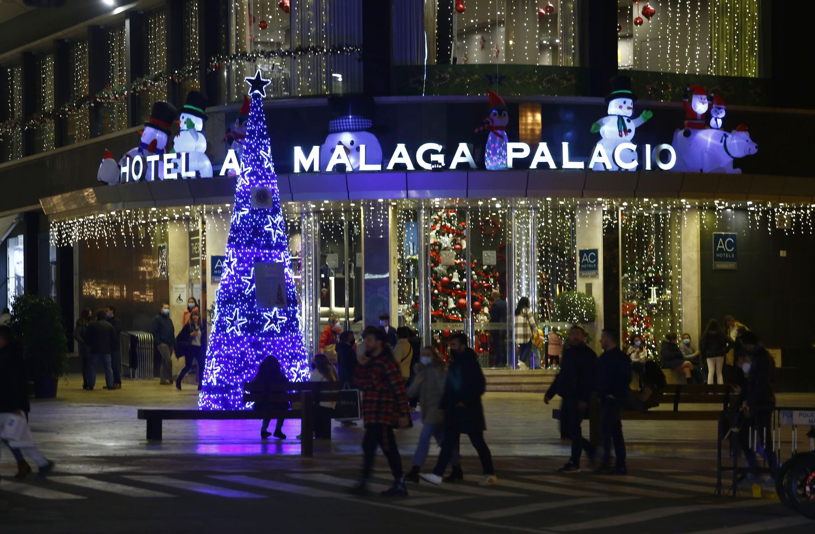 Las luces de Navidad vuelven a brillar en Málaga