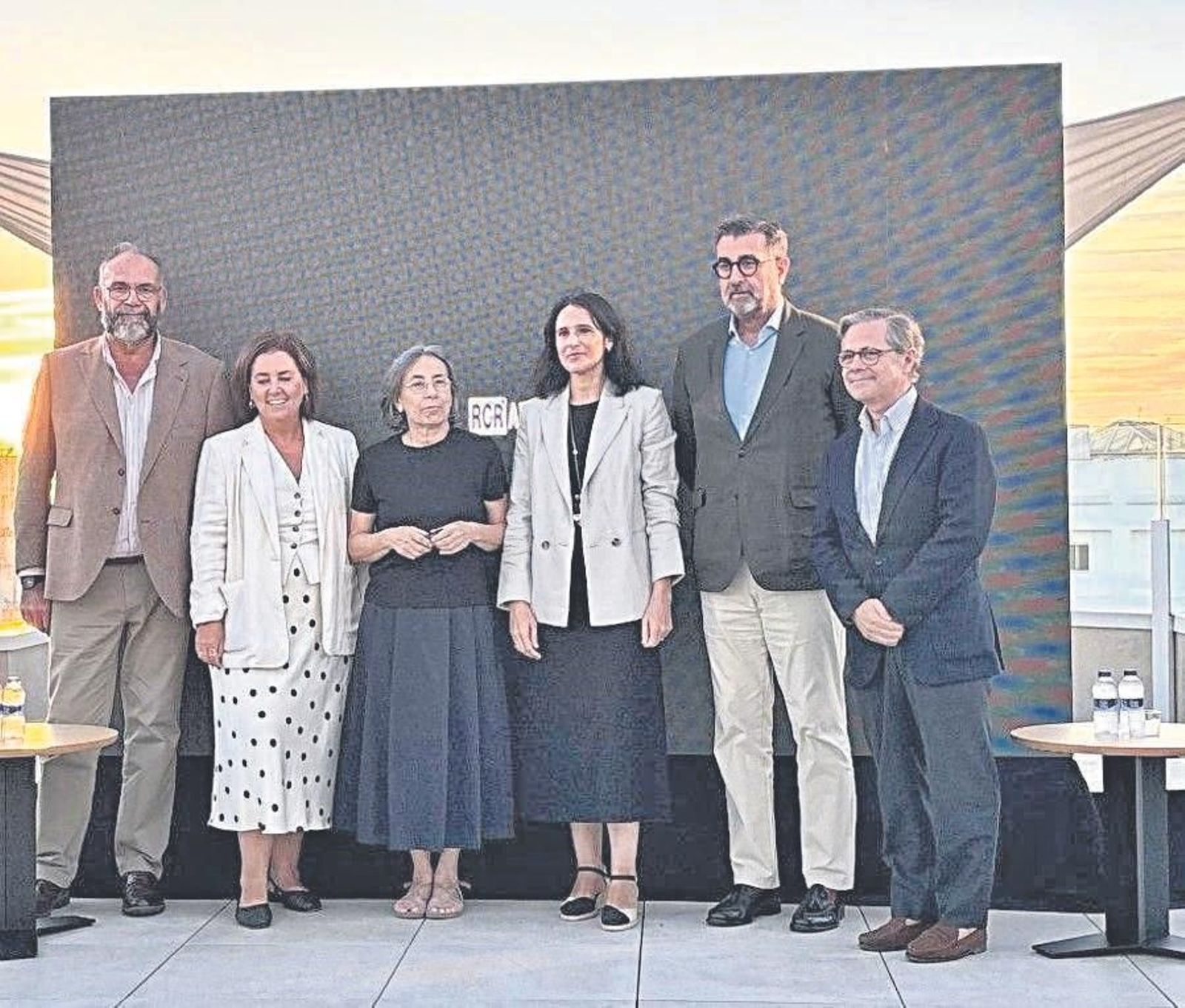 Joaquín Osuna, Paula Vilches, Carme Pigem, PIlar Gallego, José María Luna y Tomás Carranza.