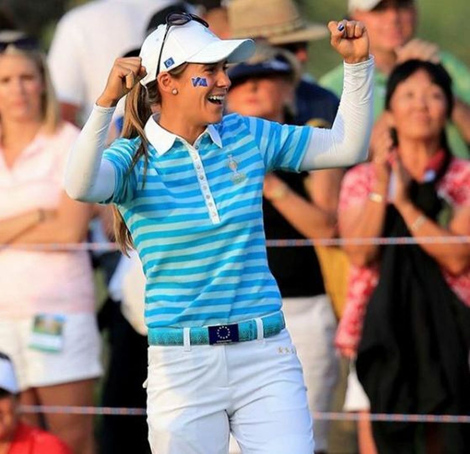 Azahara Muñoz con el Team Europe.