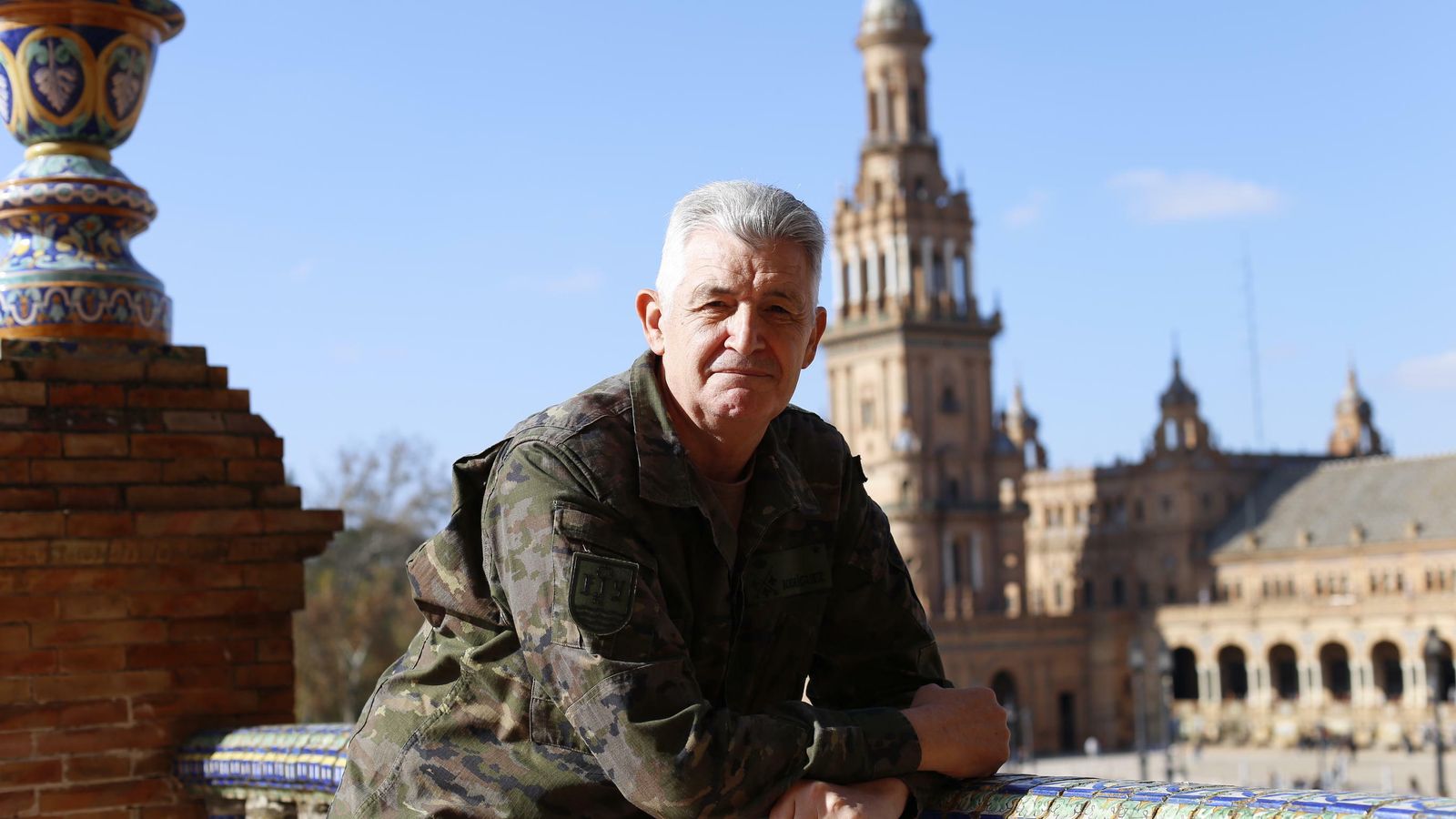 En la Plaza de España