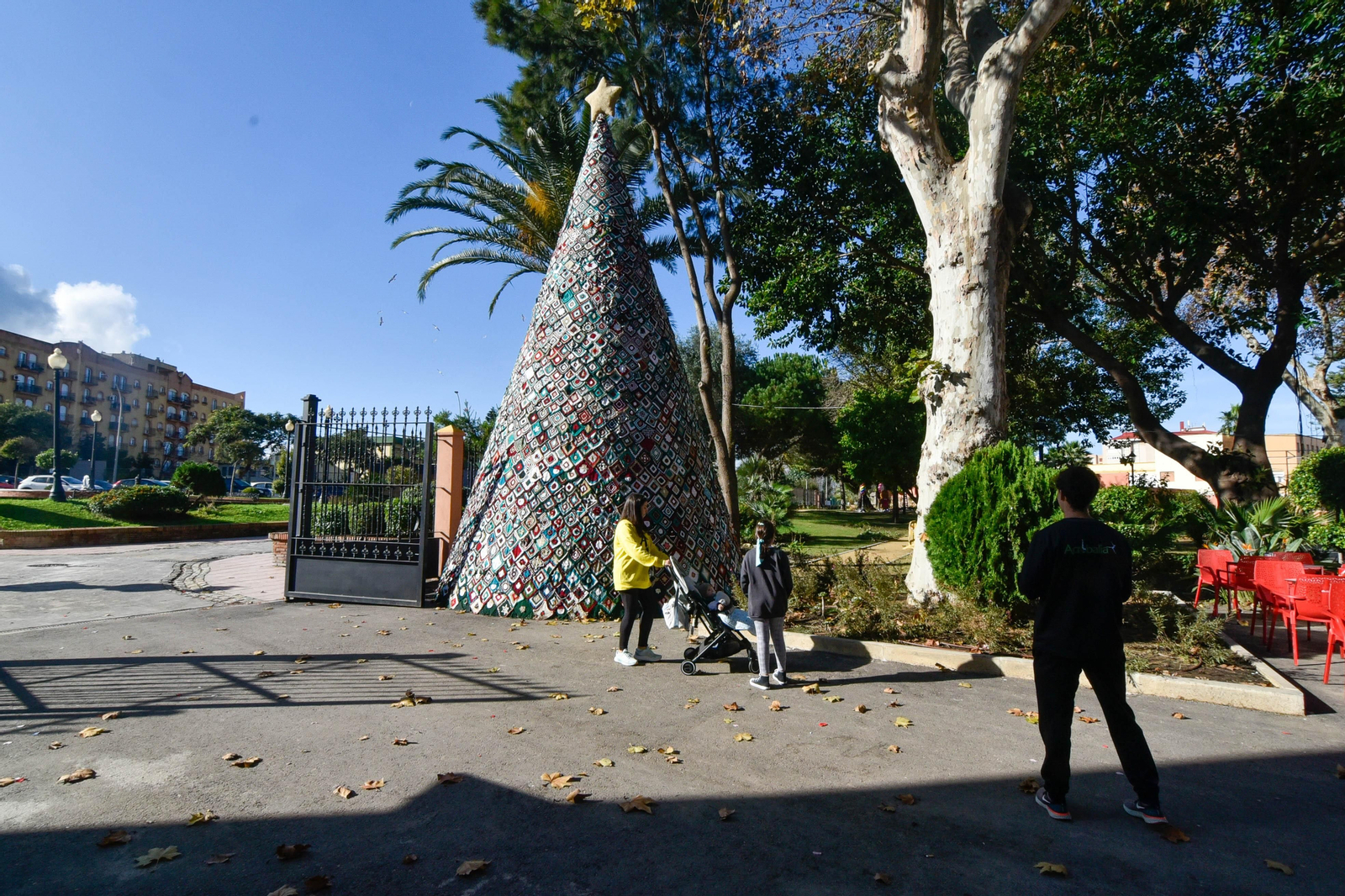 Árbol de crochet de La Línea.