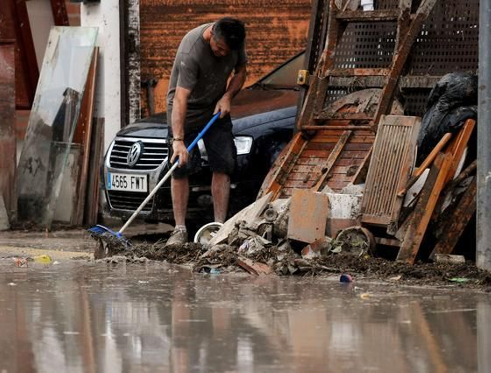Violenta tromba de agua en Córdoba