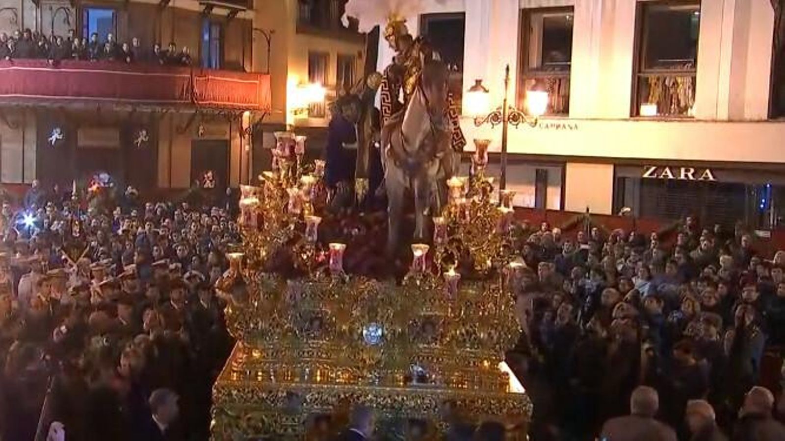 El Cristo de las Tres Caídas, en la Campana.
