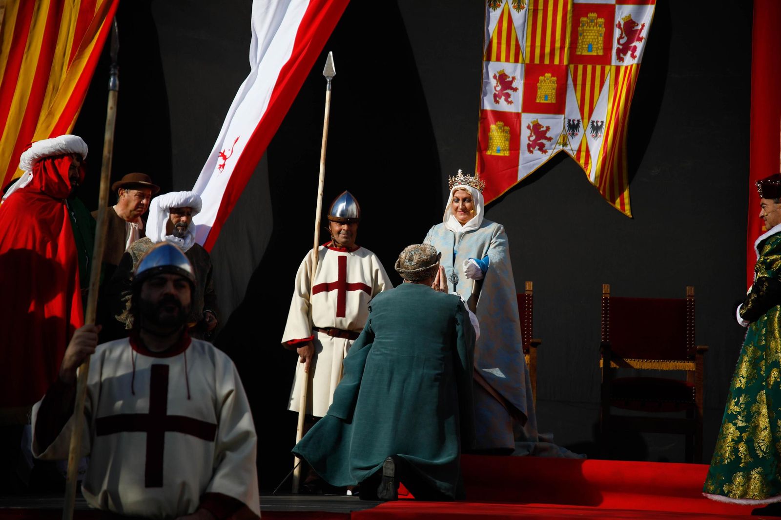 La Recreación de la Pernoctación de los Reyes Católicos en Fiñana, en imágenes