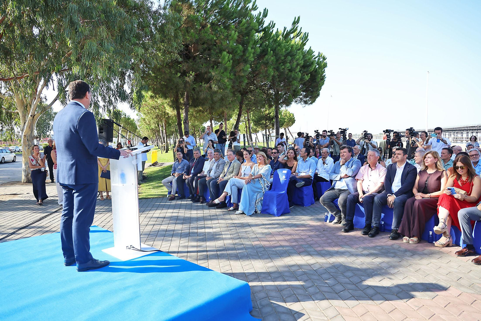 Inauguración de la unión del muelle de la Río Tinto en Imágenes