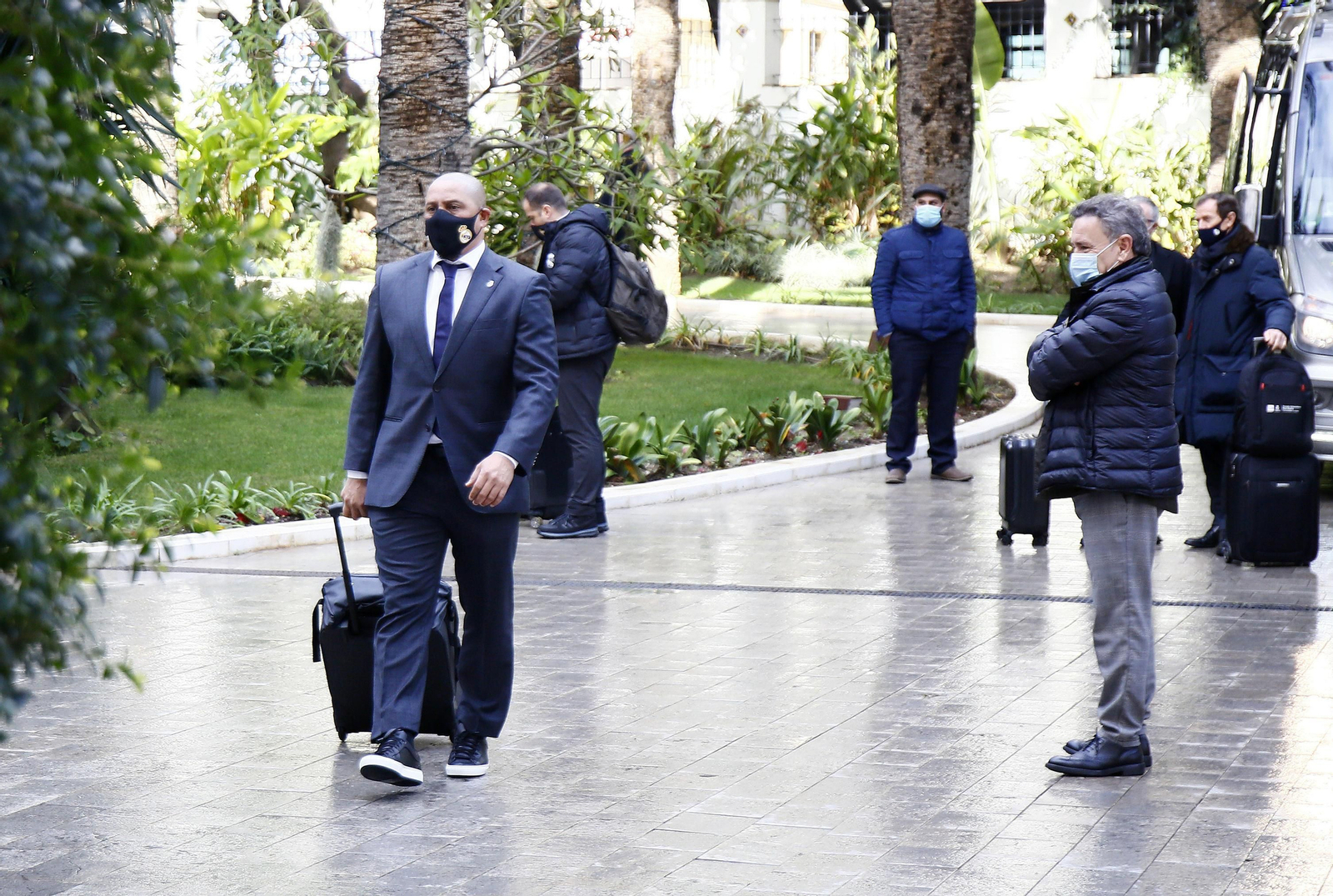 Las fotos del Real Madrid en Málaga para la Supercopa