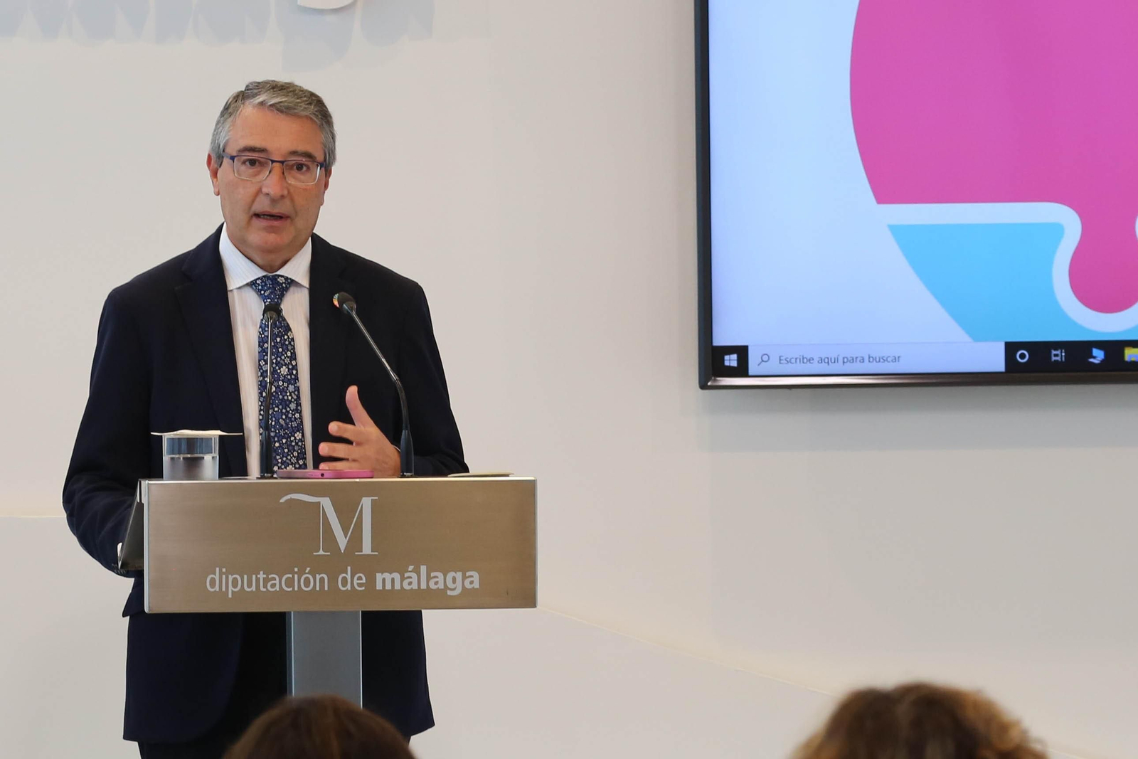 Francisco Salado, presidente de la Diputación de Málaga. Francisco Salado, presidente de la Diputación de Málaga.