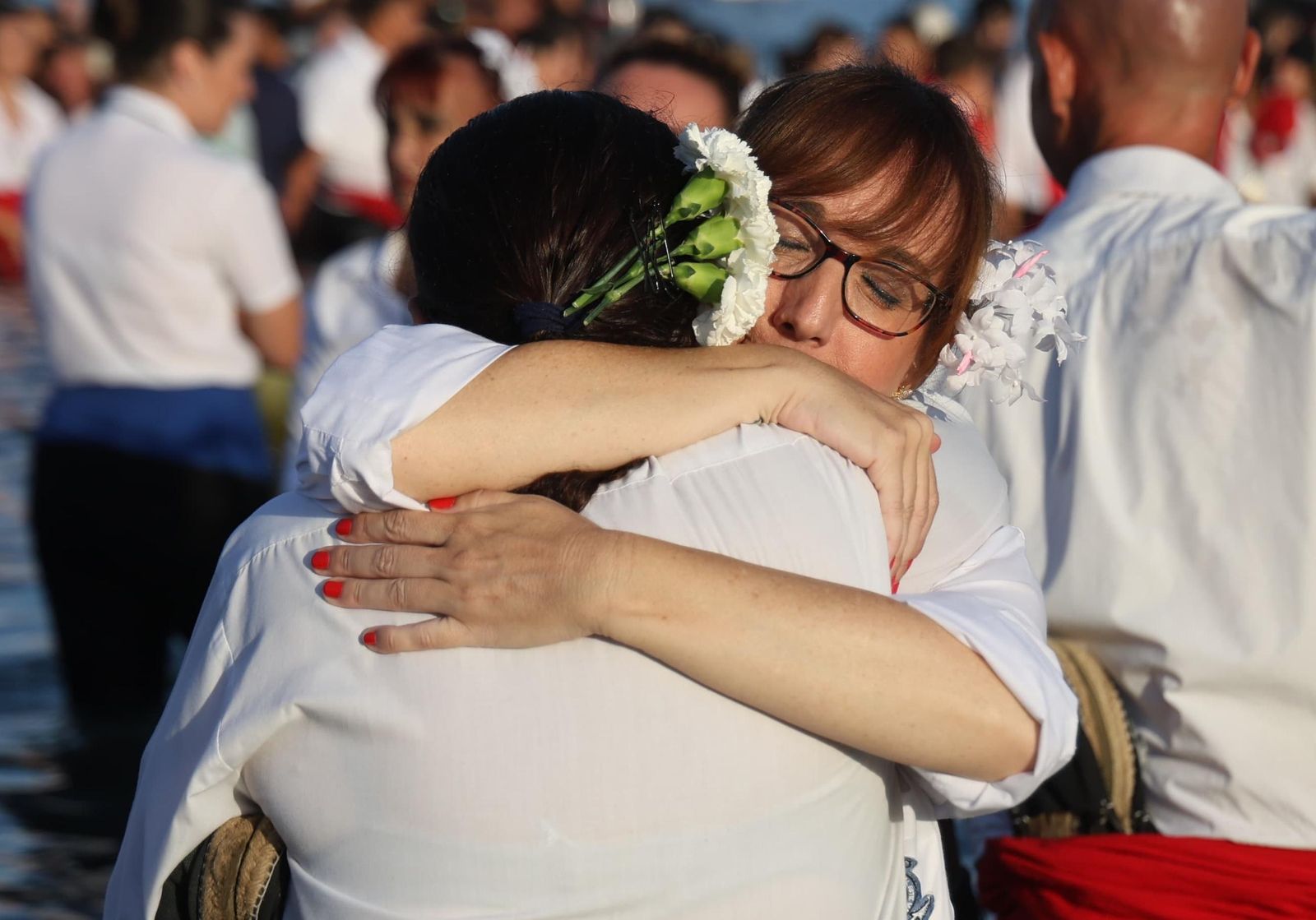 La procesión de la Virgen del Carmen en El Palo, en Málaga, en imágenes