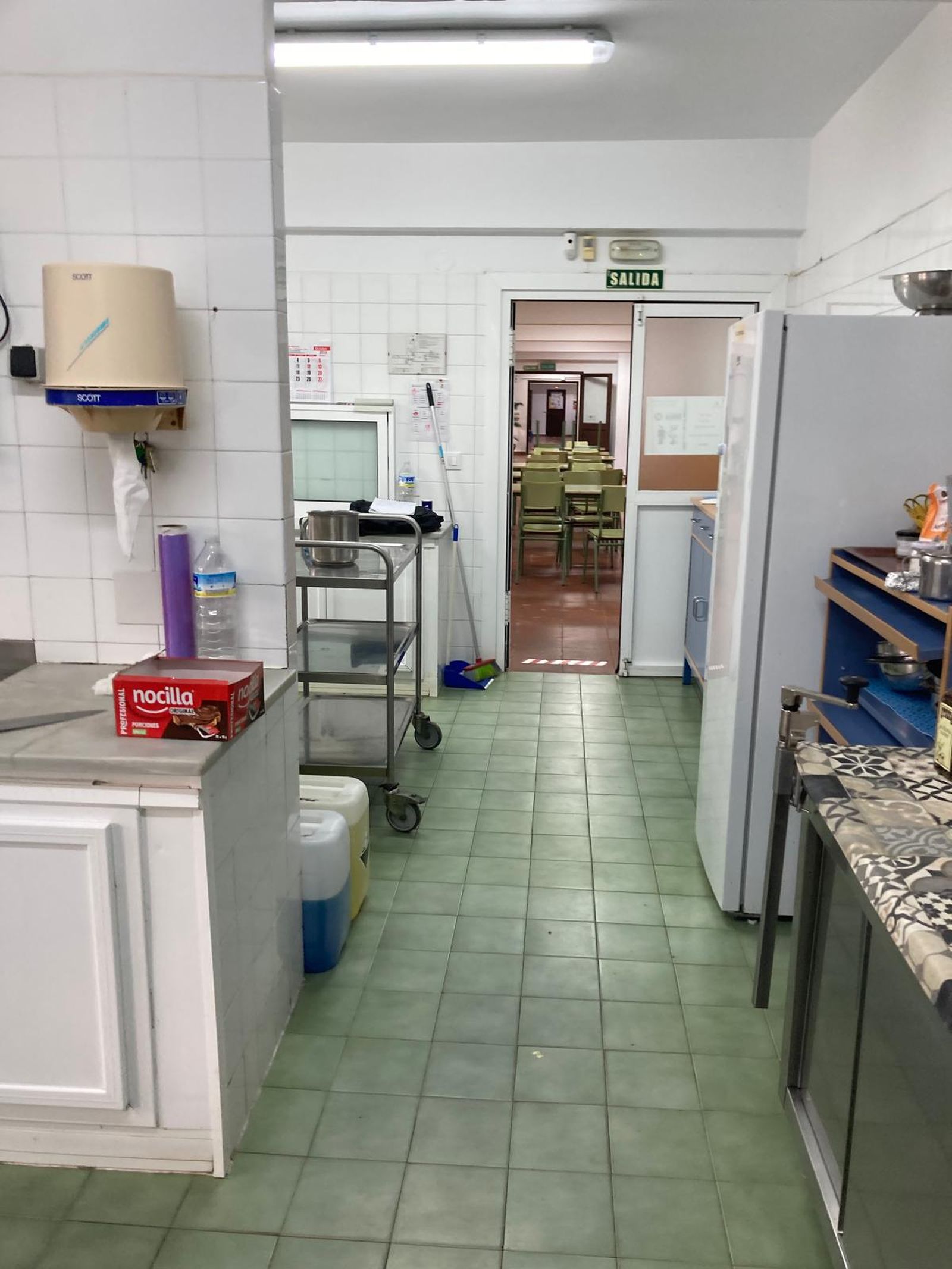 La cocina de la residencia San Isidro de Los Barrios.