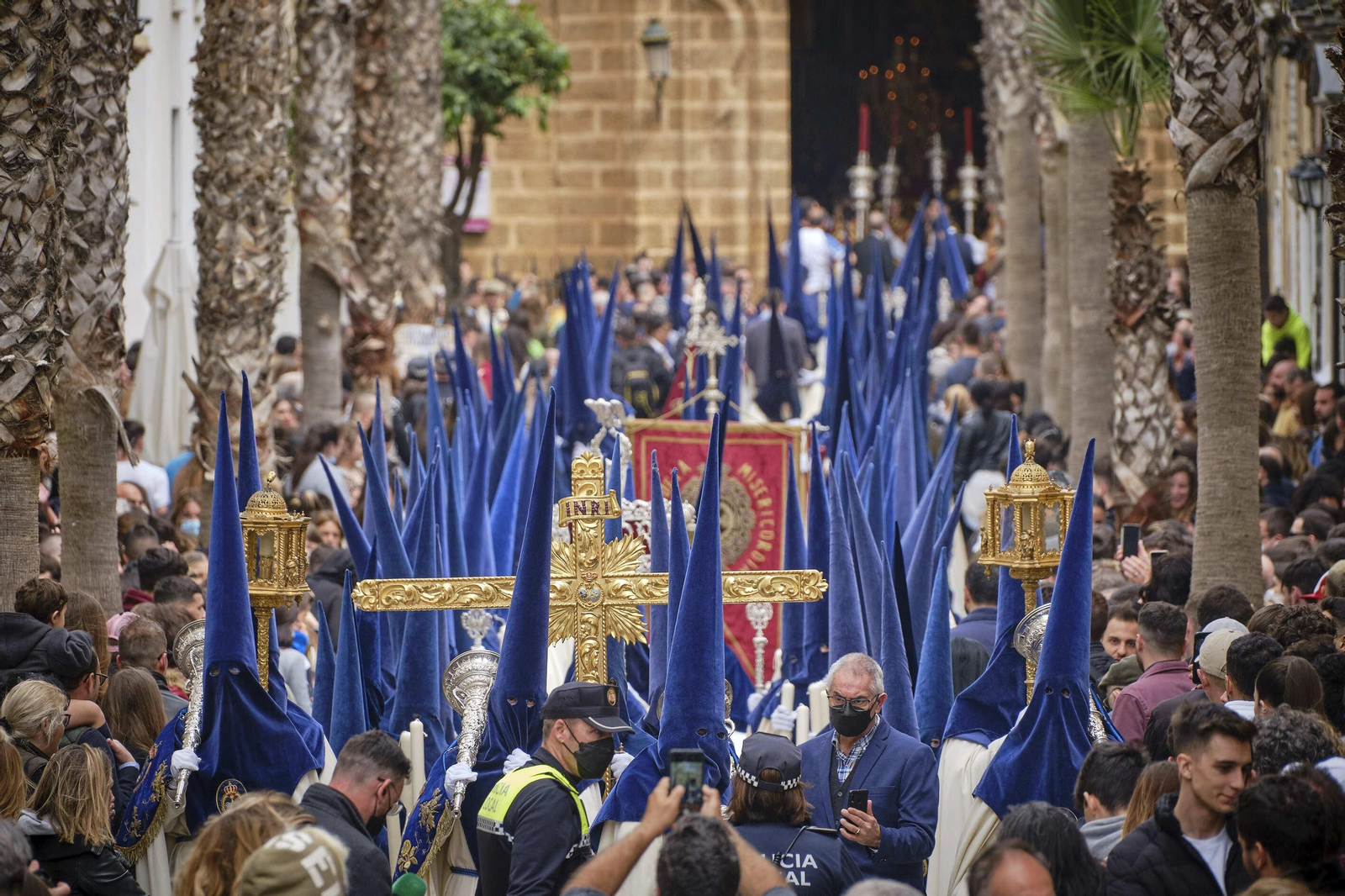 Cofradía de La Palma en la Semana Santa de Cádiz 2022