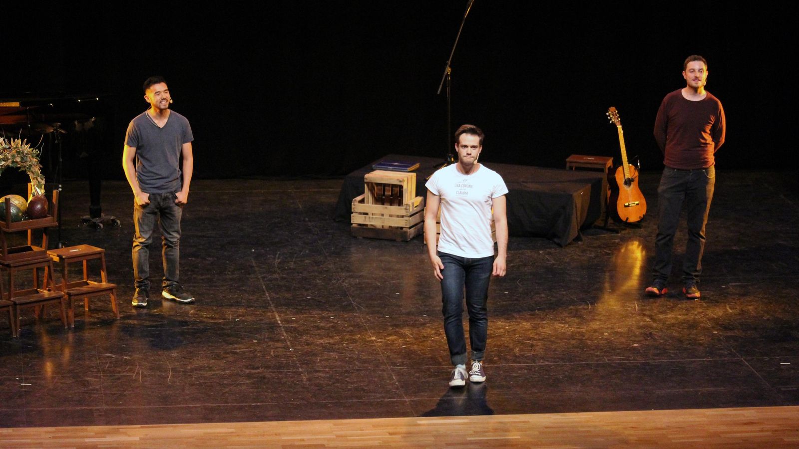 Jaime Riba el sábado en el auditorio de Vera.