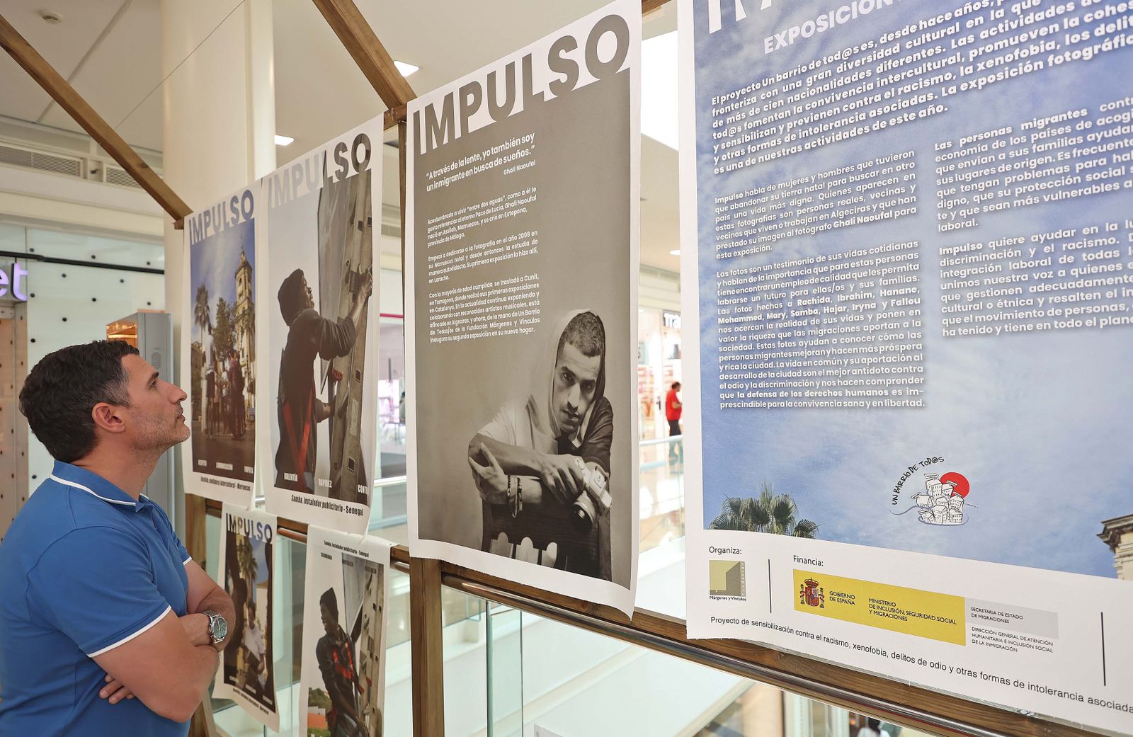 La inauguración de la exposición 'Impuso' de Ghali Naoufal, en imágenes