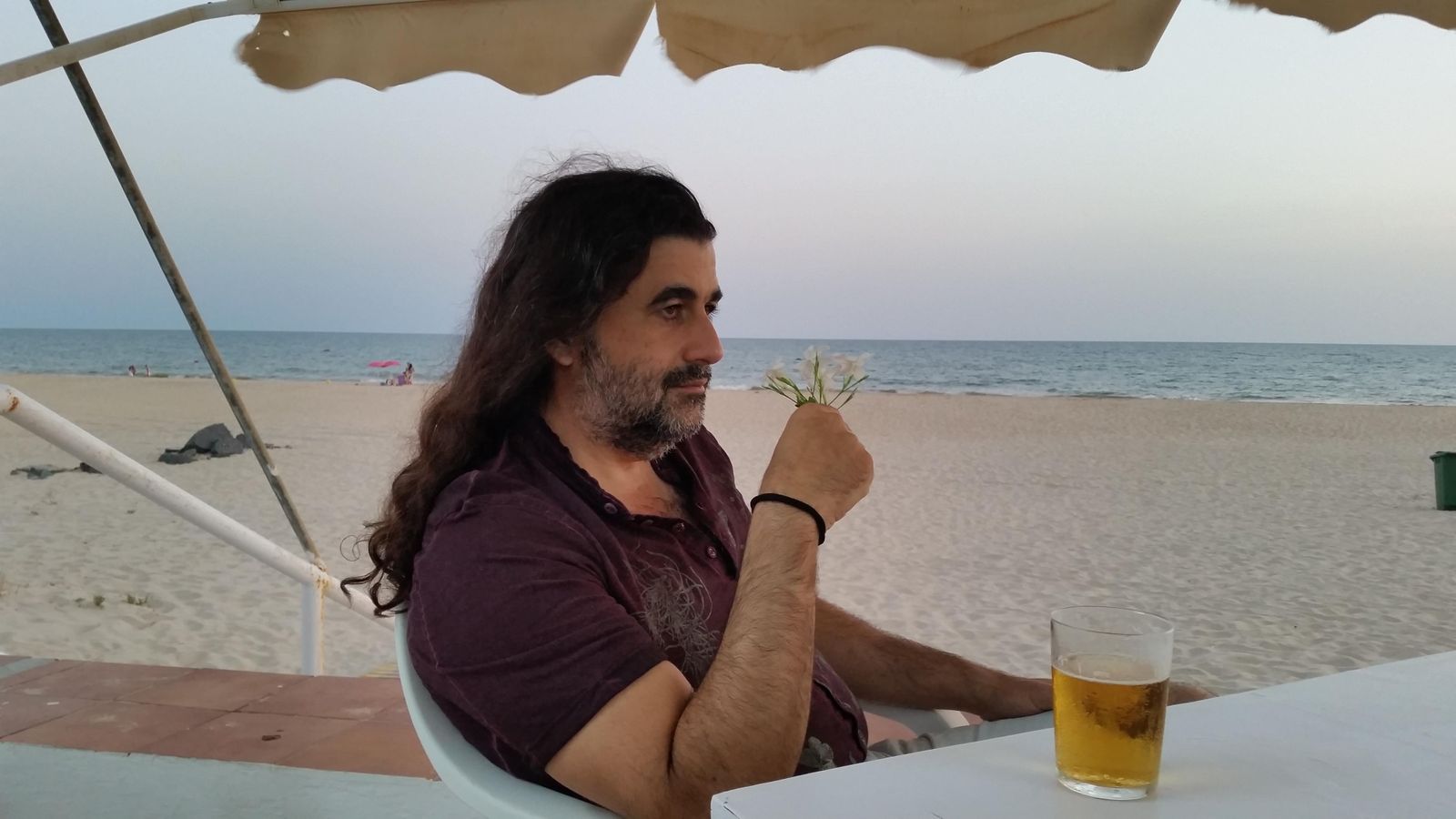 El poeta y editor Manuel García (Huéscar, Granada, 1966).