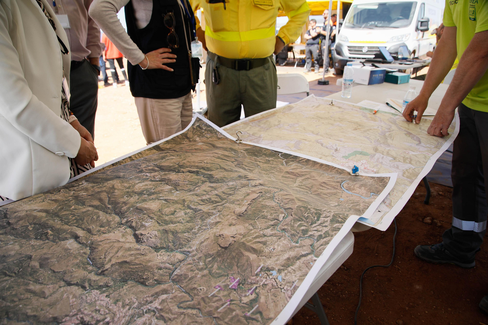 Así se ha vivido el simulacro de incendio forestal en Turre